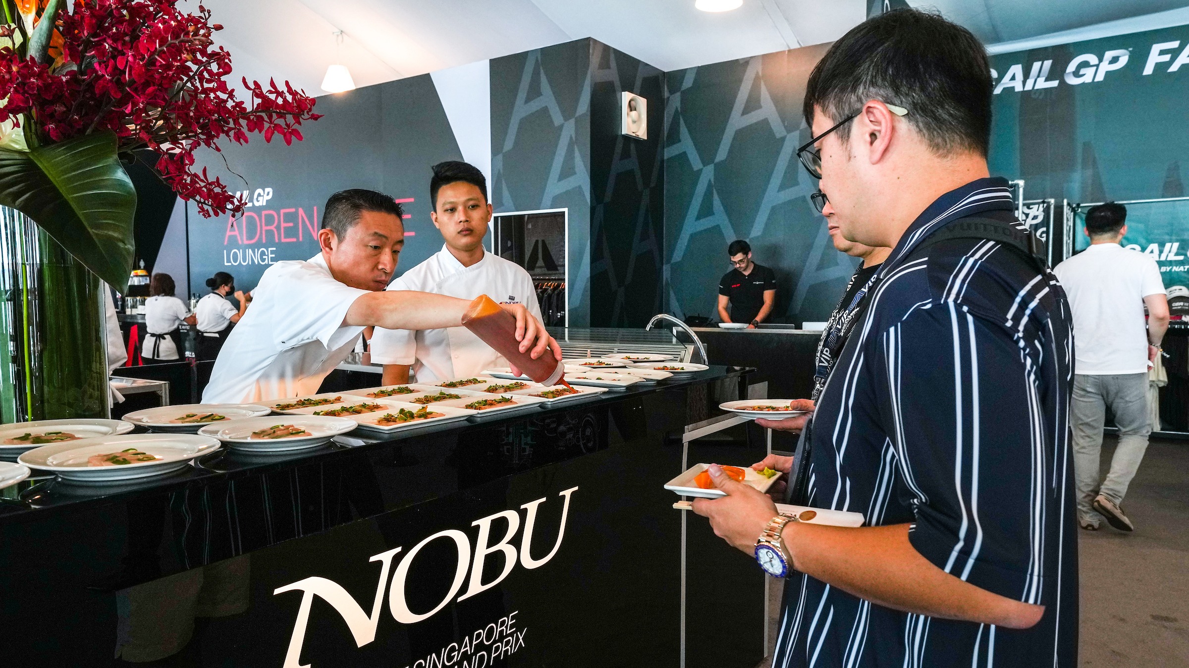 Season 3 // Singapore Sail Grand Prix // Nobu stand at Adrenaline Lounge