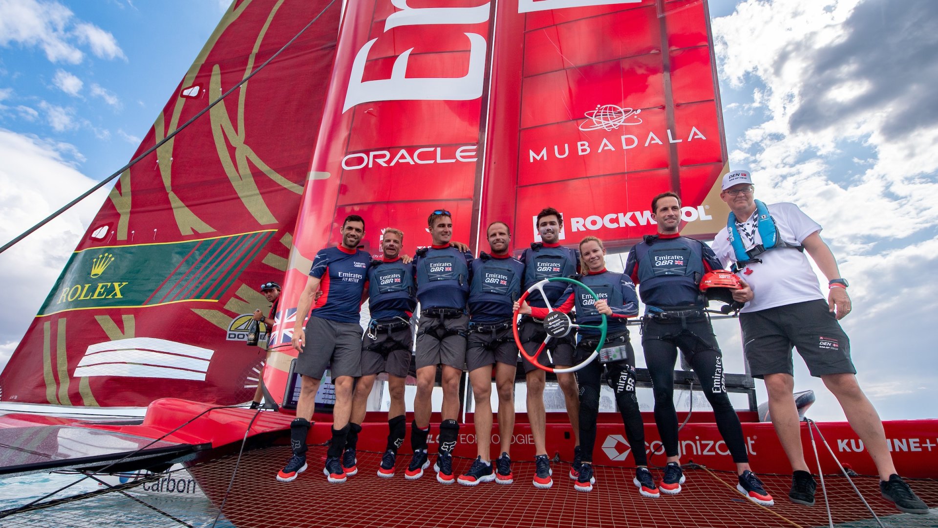 Emirates GBR triumphs in Italy as light winds terminate Taranto Final 