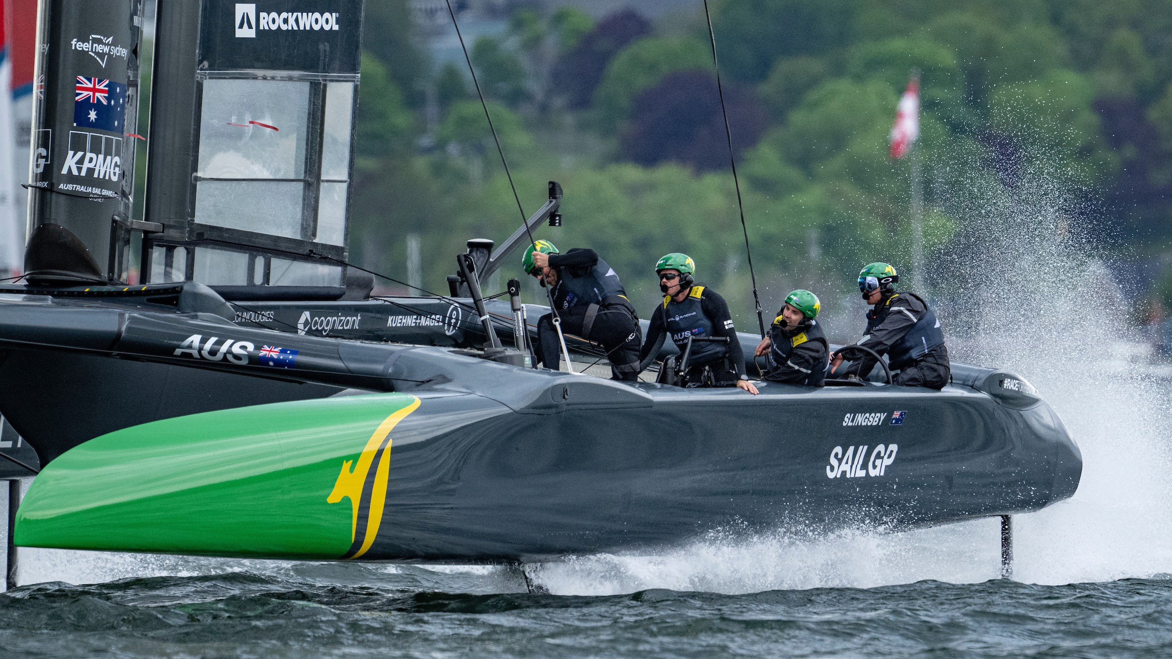 Season 4 // Close up of Australia sailing in Halifax 