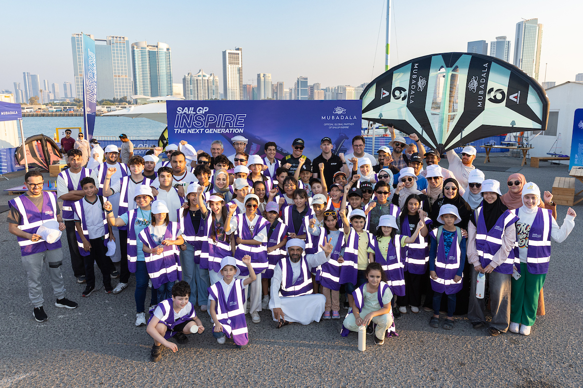 Inspiring the next generation:  SailGP and Global partner Mubadala engage more than 6,000 young people in Abu Dhabi programs