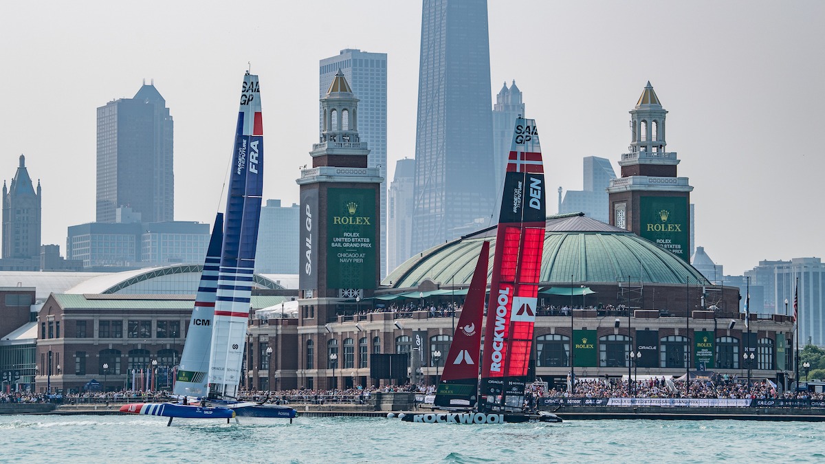 Rolex United States Sail Grand Prix | Chicago at Navy Pier | Season 4 | France | ROCKWOOL Den | Racing