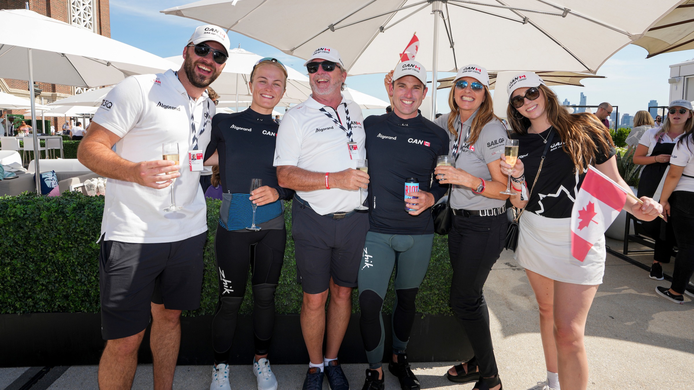 Season 3 // Canada SailGP Team // Fred Pye with Phil and supporters