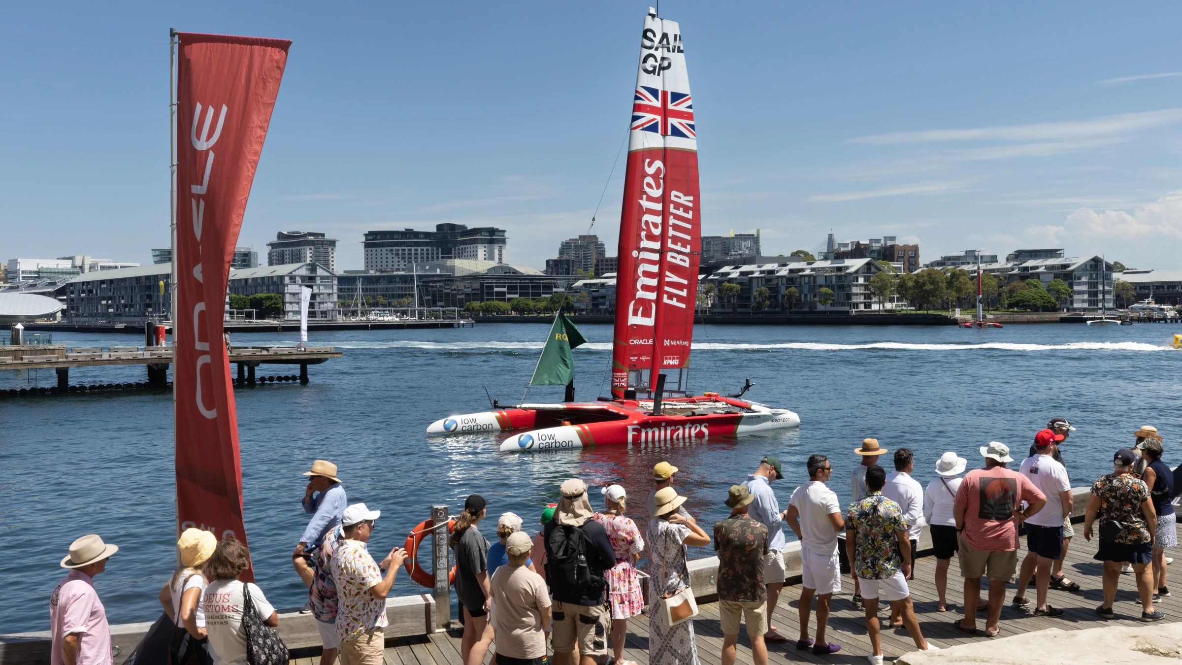 Australia Sail Grand Prix | Season 4 | Emirates GBR | F50 displays & Fly-Bys