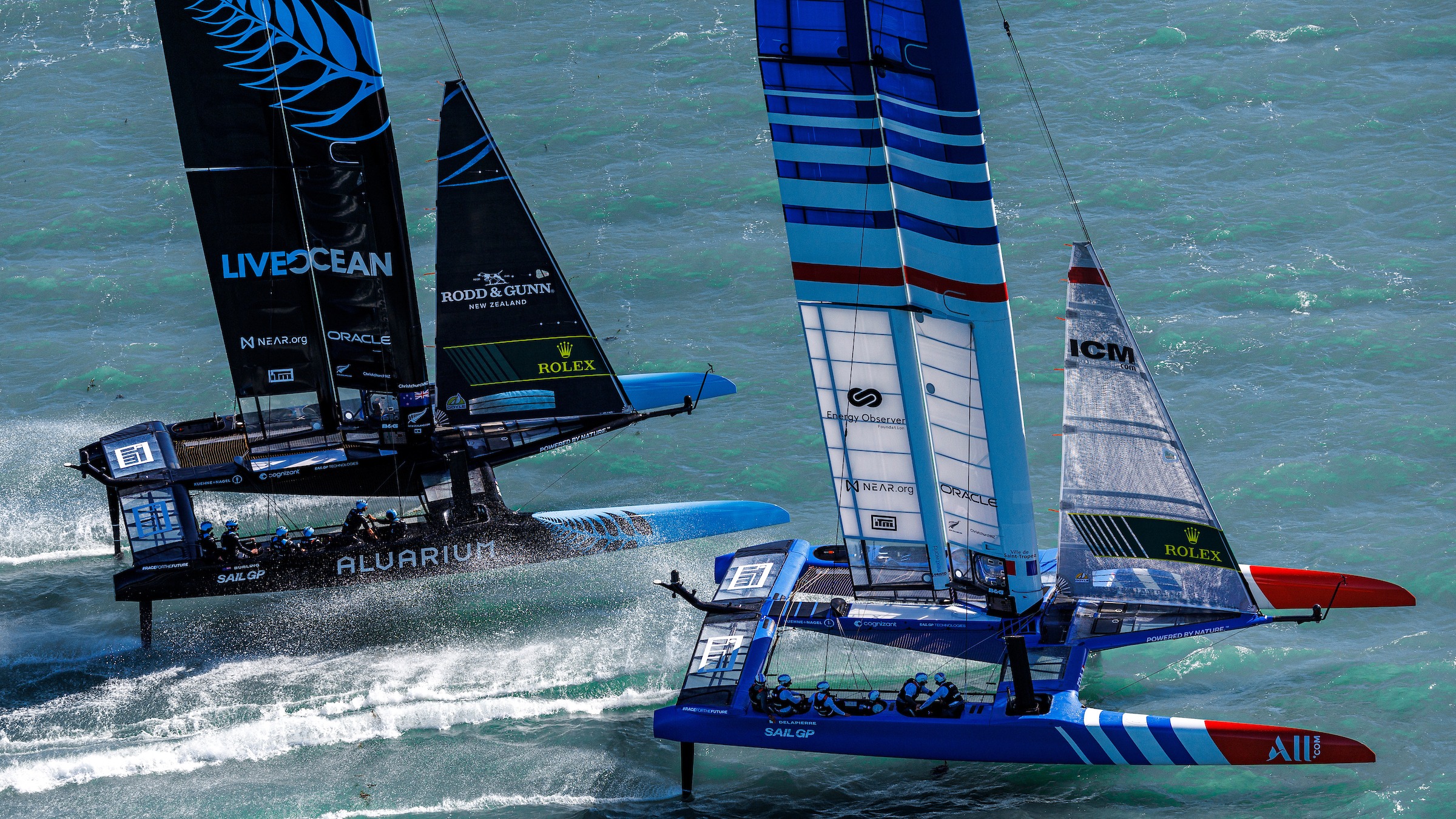 Season 3 // New Zealand Sail Grand Prix // France Part 2 penalty New Zealand 