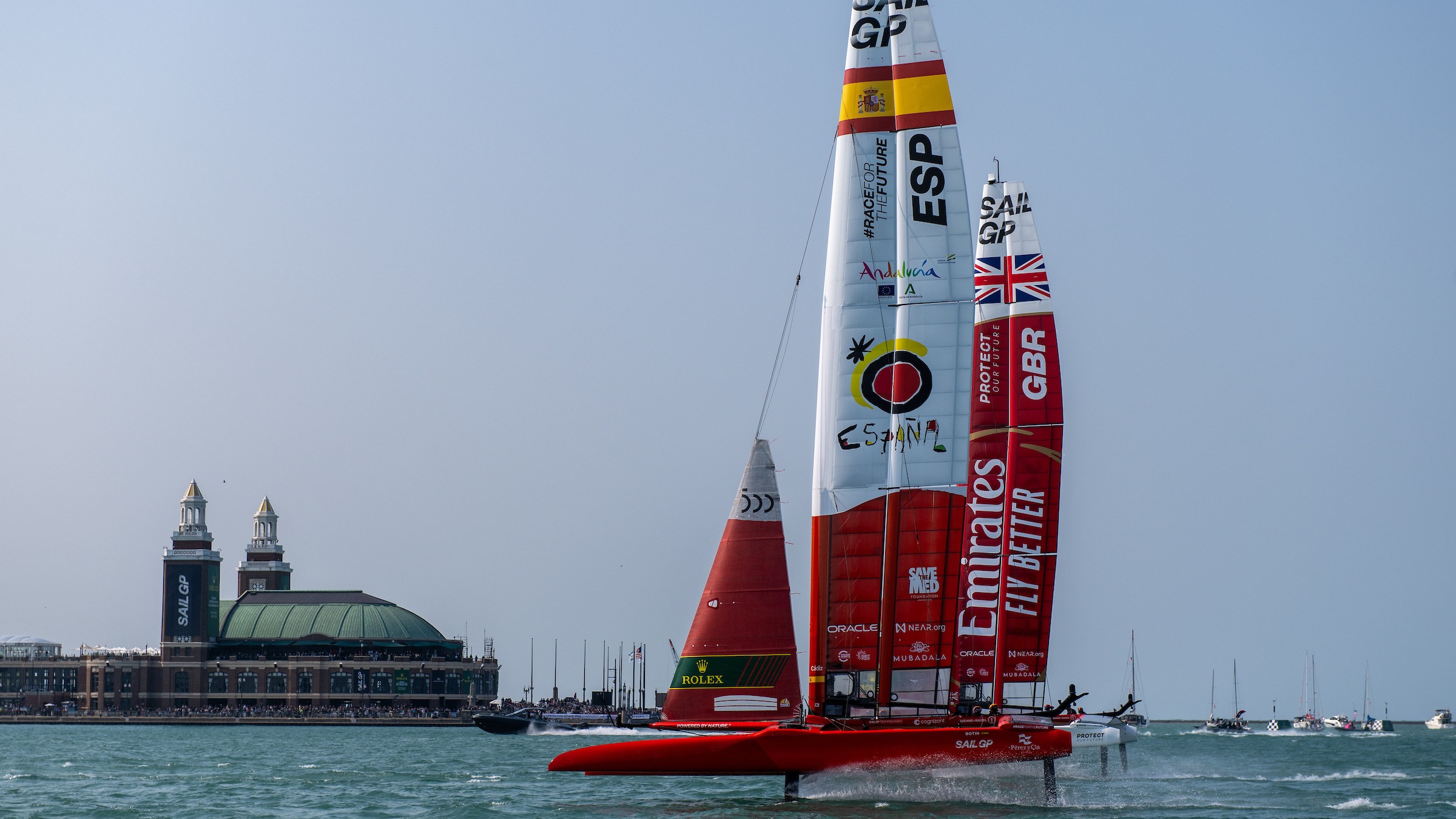 Season 4 // Emirates GBR SailGP Team //  British F50 with Navy Pier