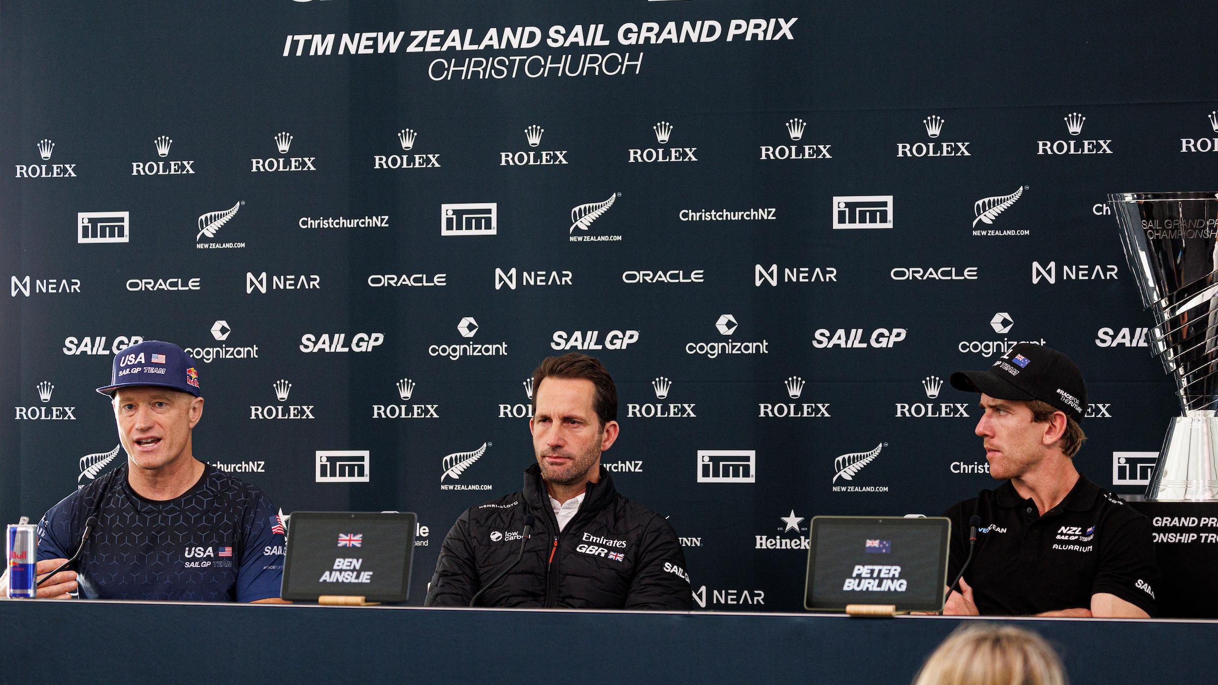 Season 3 // New Zealand Sail Grand Prix // Press conference second driver line up