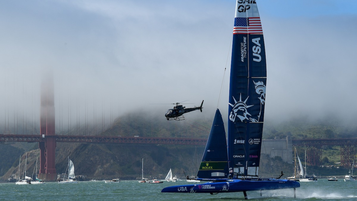 The United States in action at its home event in San Francisco
