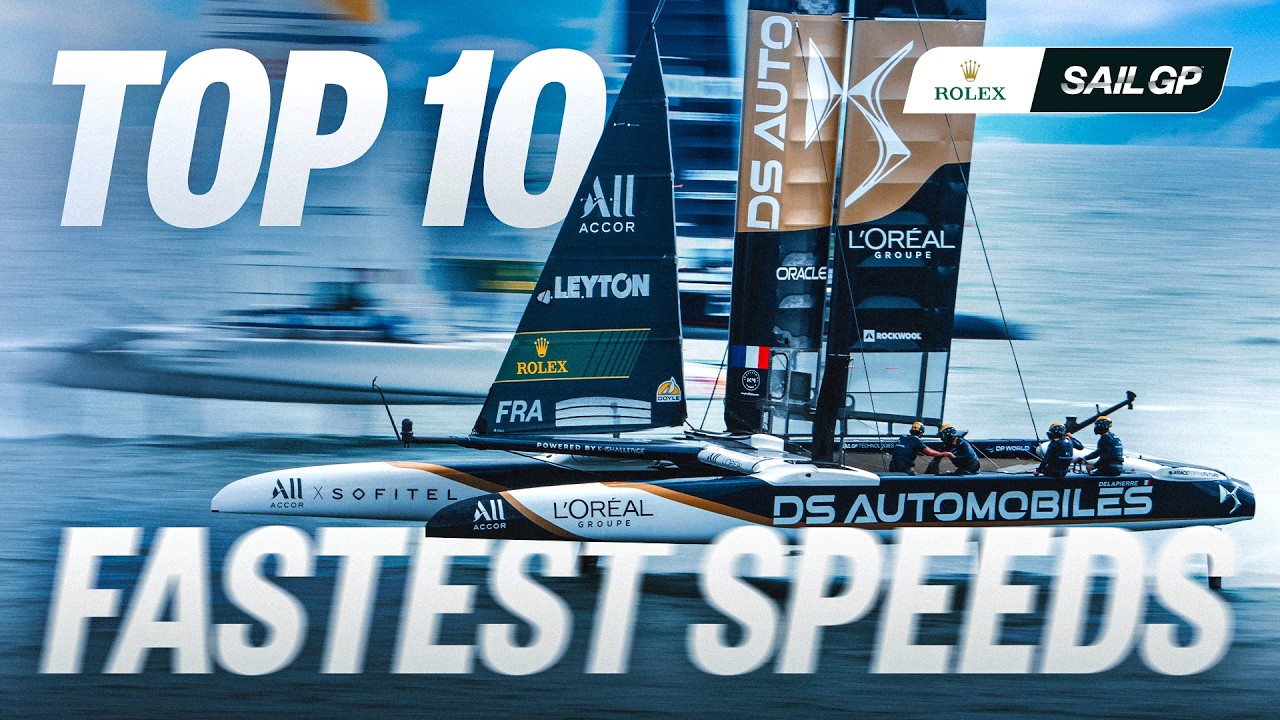 WATCH: The top ten fastest speeds in SailGP