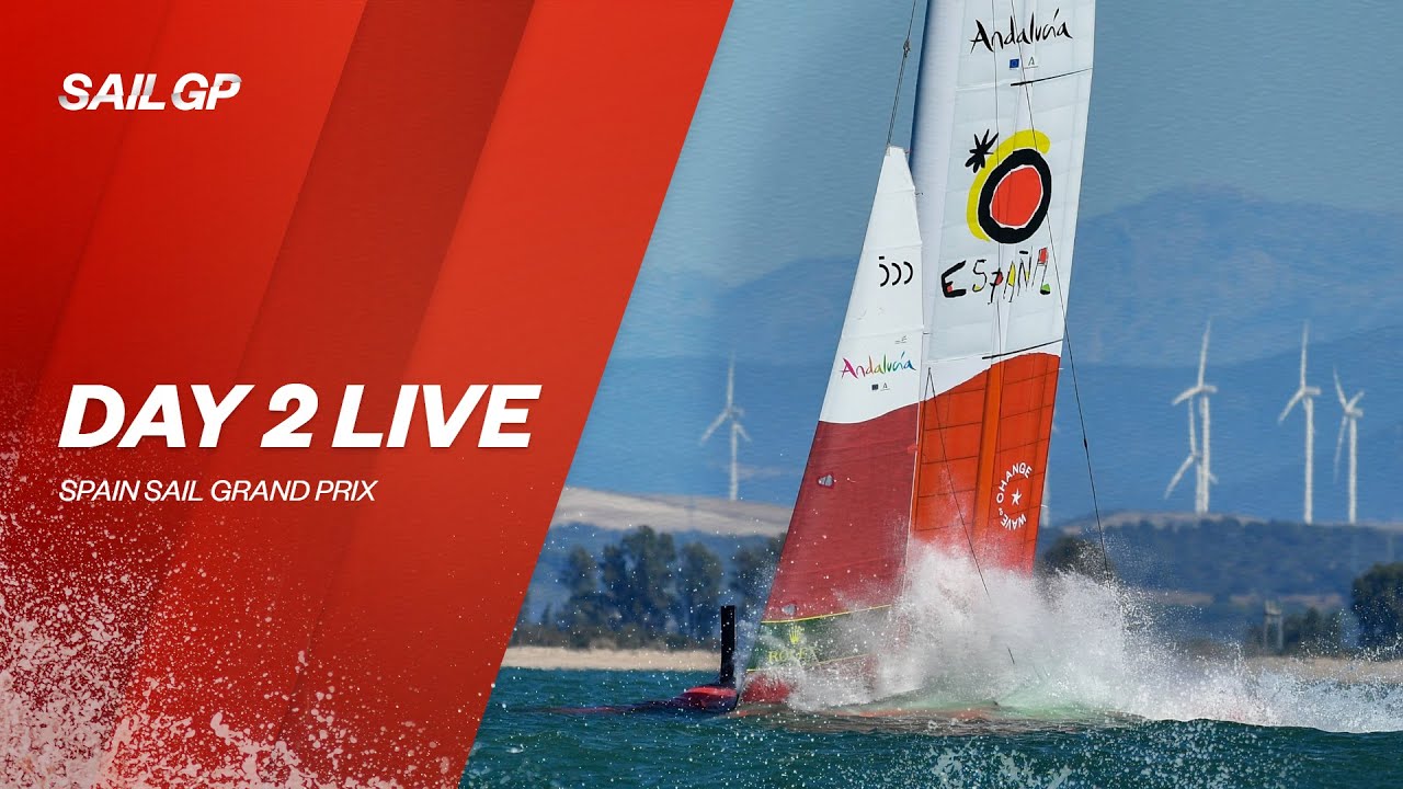 FULL RACE REPLAY Spain Sail Grand Prix // Race Day 2 SailGP