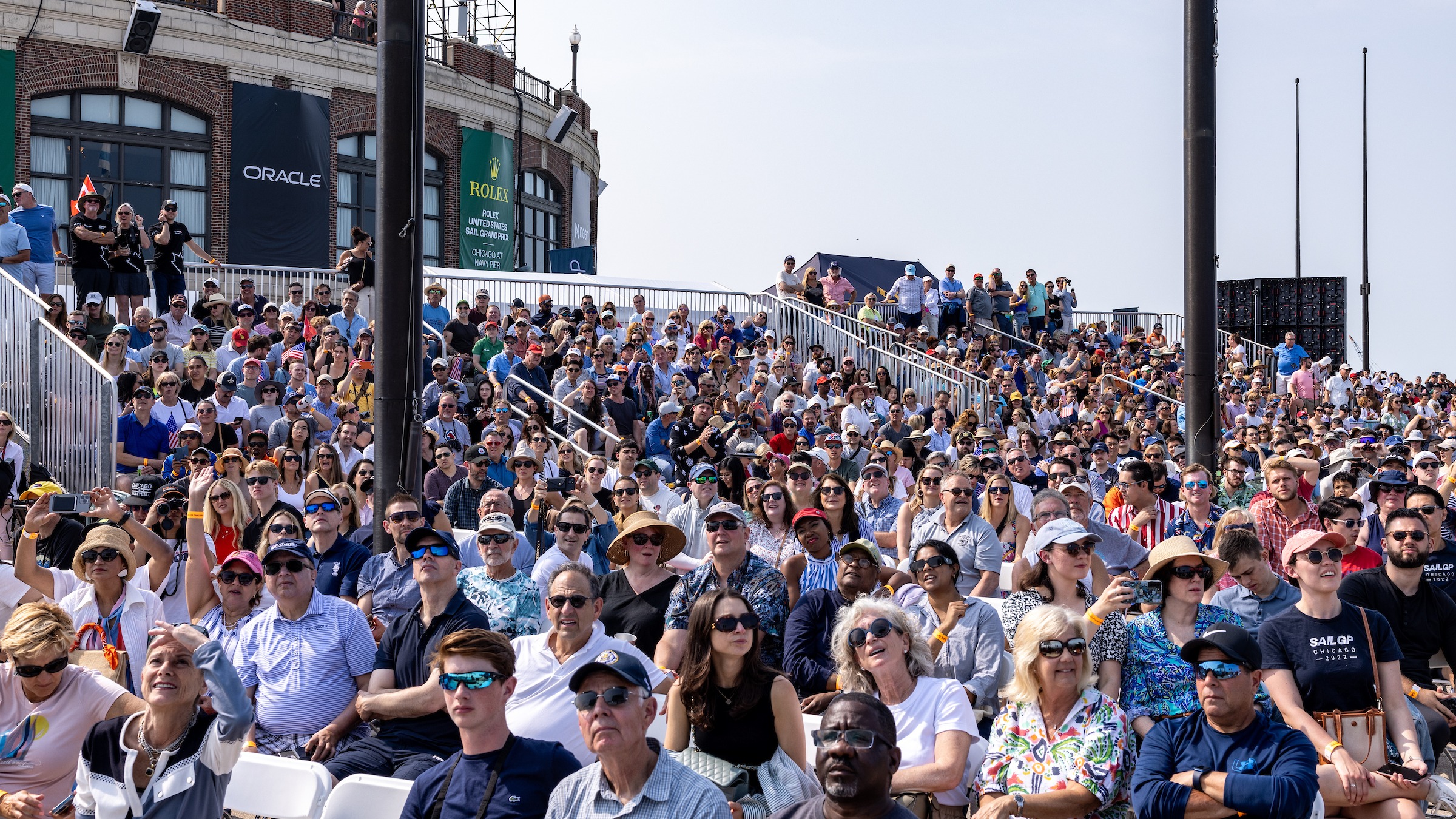 Season 4 // United States Sail Grand Prix Chicago // Crowds at Navy Pier