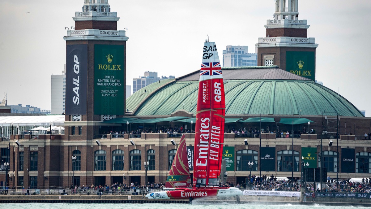 Rolex United States Sail Grand Prix | Chicago at Navy Pier | Season 4 | Emirates GBR | Racing