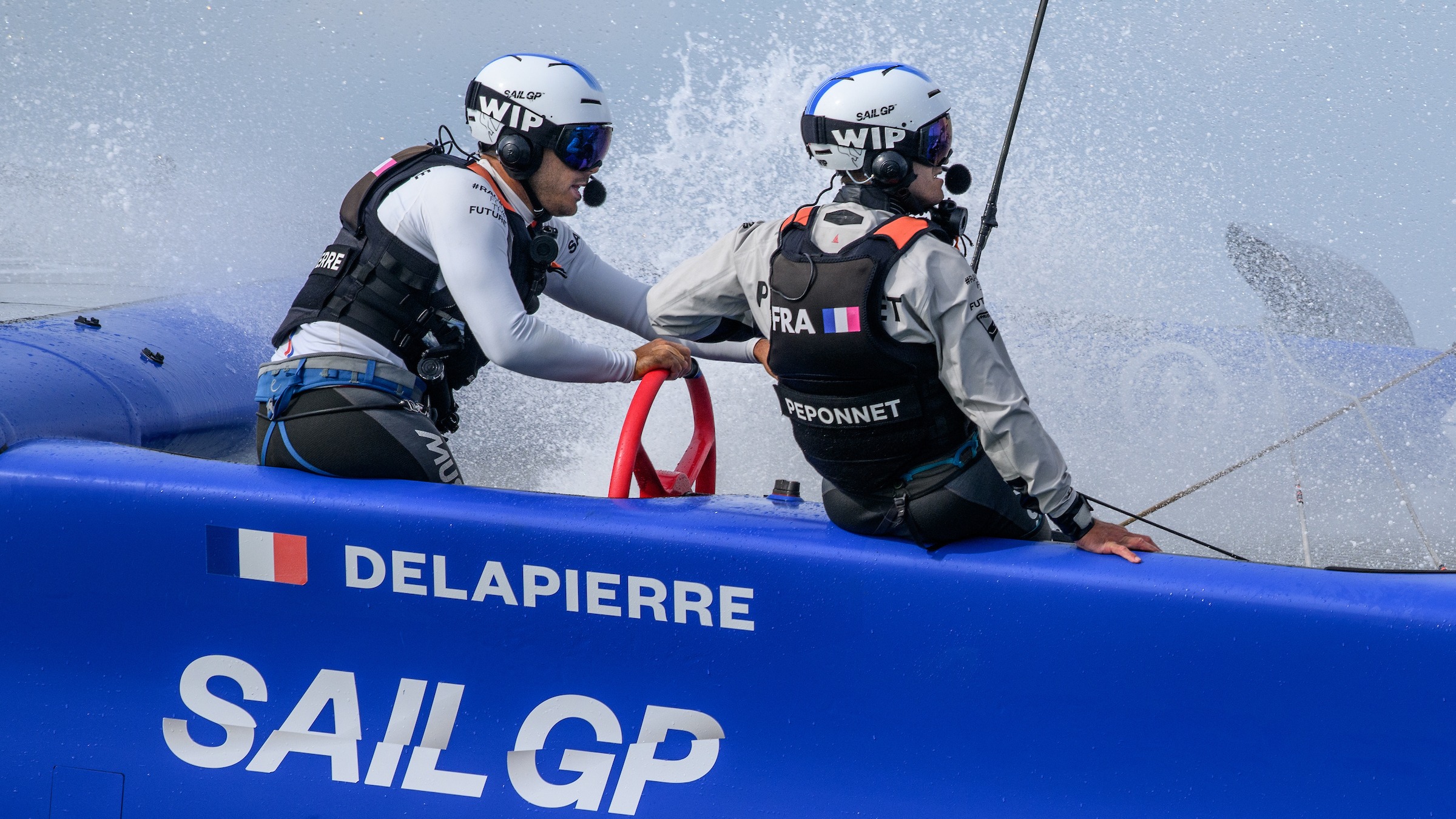 Season 3 // France SailGP Team // Quentin Delapierre behind the wheel