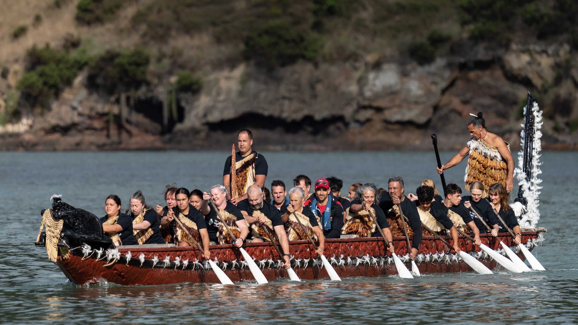 Season 3 // New Zealand Sail Grand Prix // Waka fleet and athletes arrives