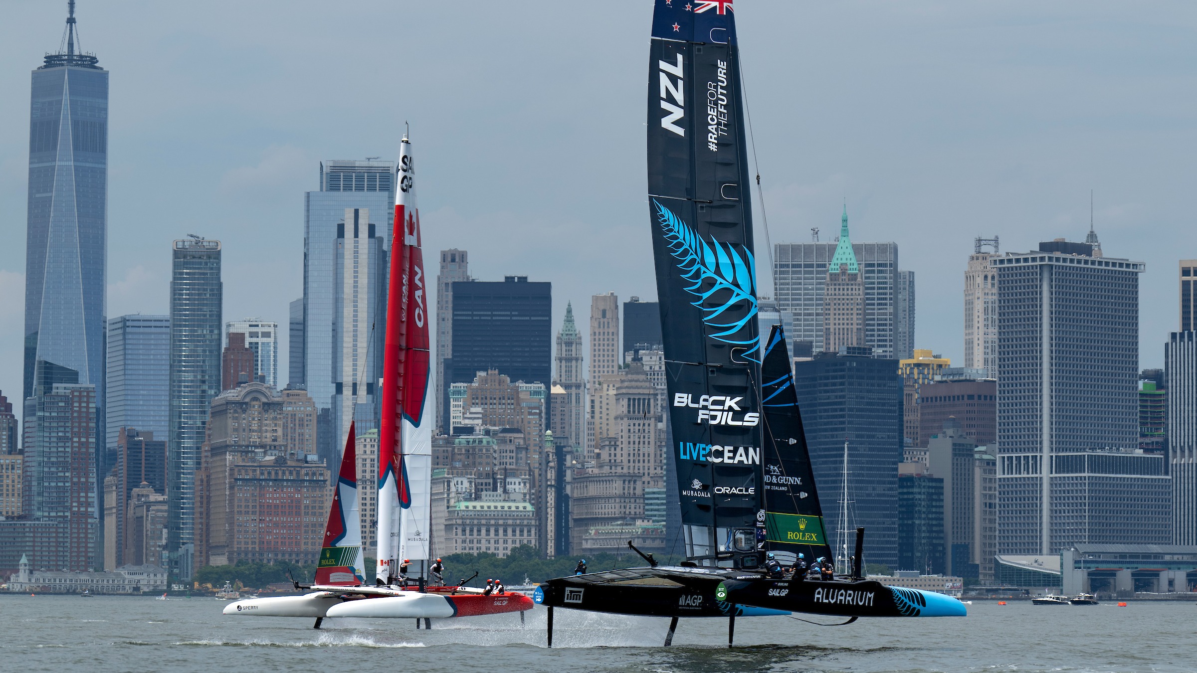 Season 4 // New Zealand and Canada on second day of racing in New York 