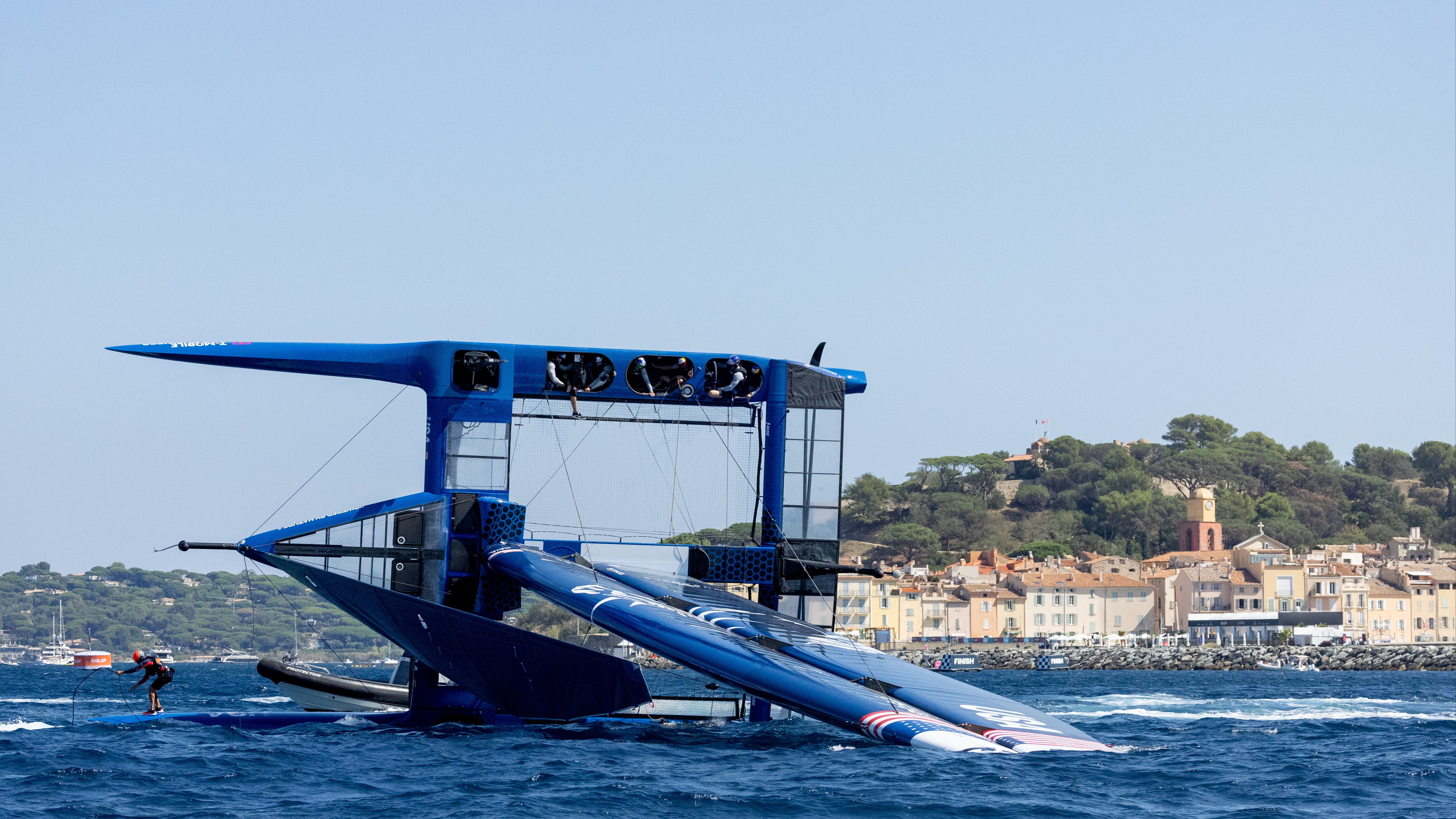 Season 4 // USA F50 capsized in Saint Tropez practice