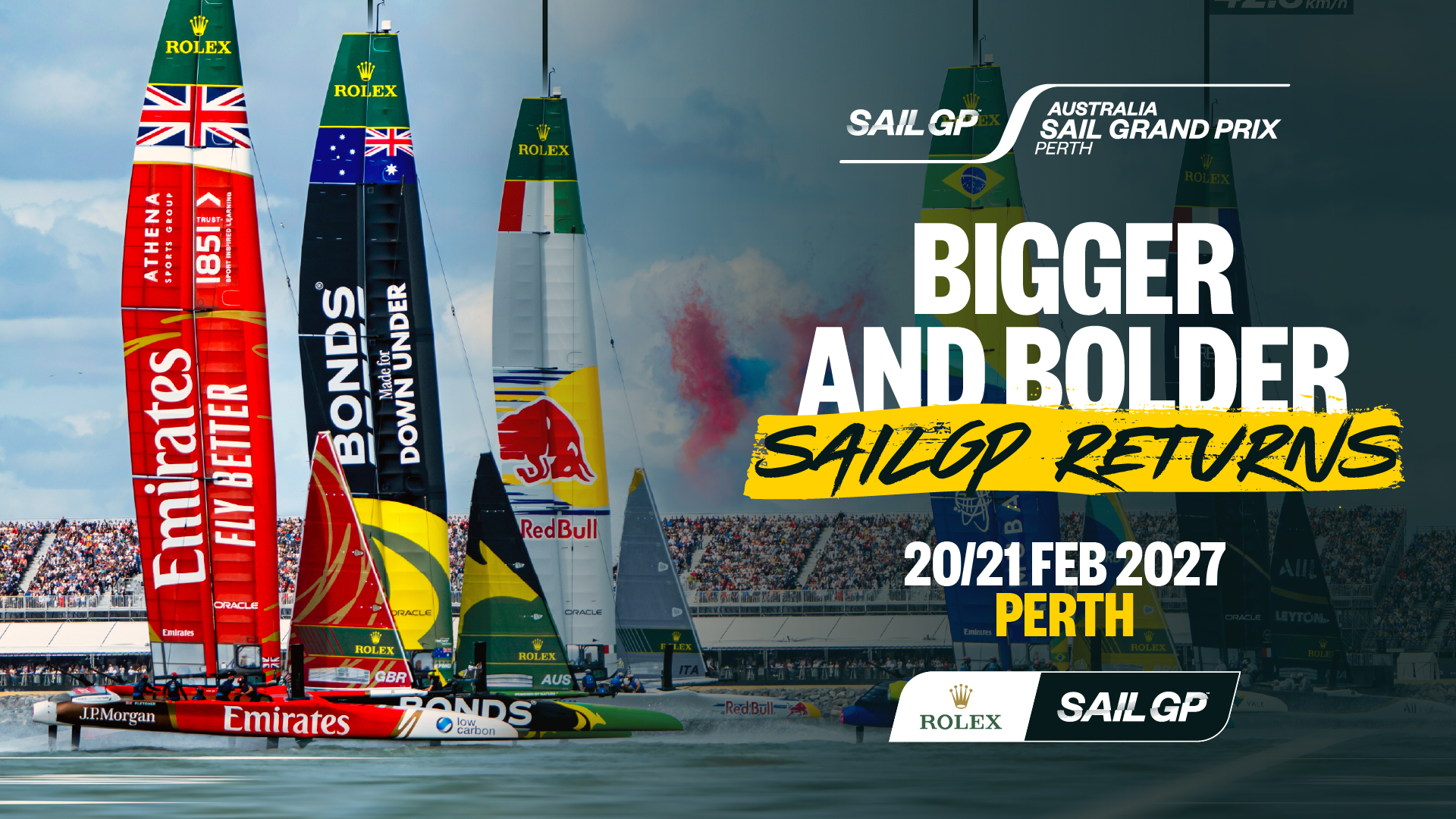 Perth is back: Dates confirmed for 2027 Australia Sail Grand Prix