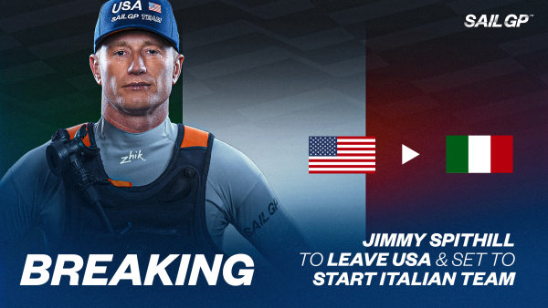 Jimmy Spithill to depart U.S. and set up Italy SailGP Team 