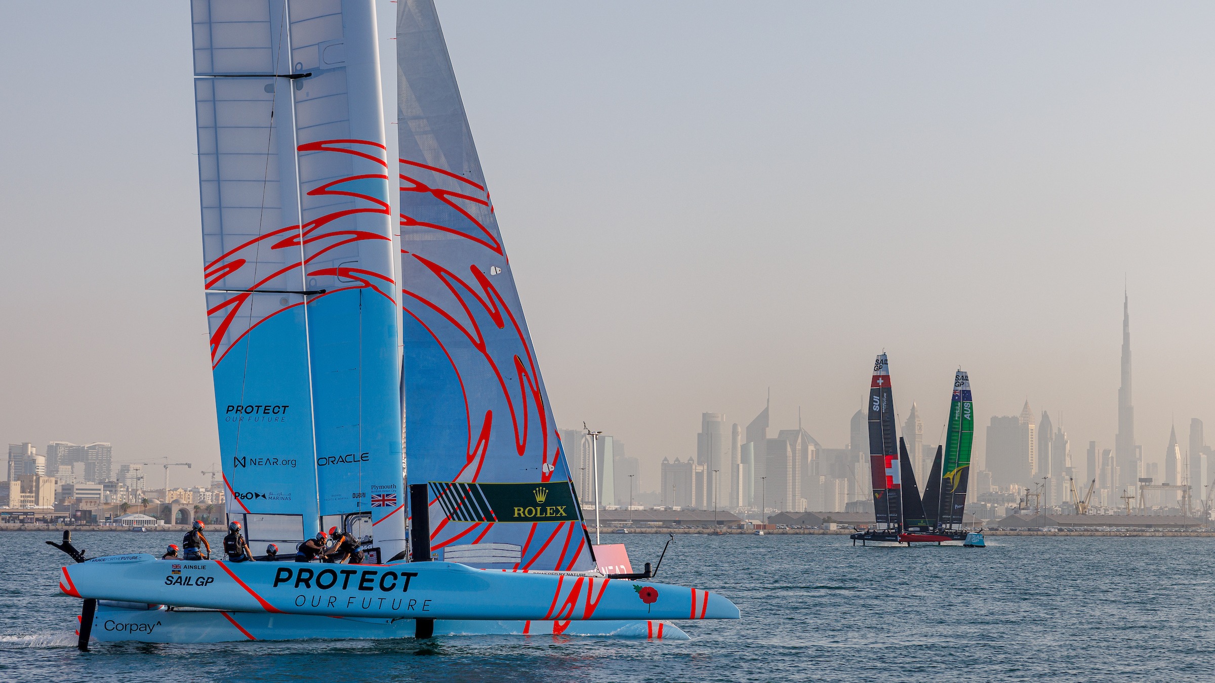 Season 3 // Dubai Sail Grand Prix // Great Britain in Port Rashid 