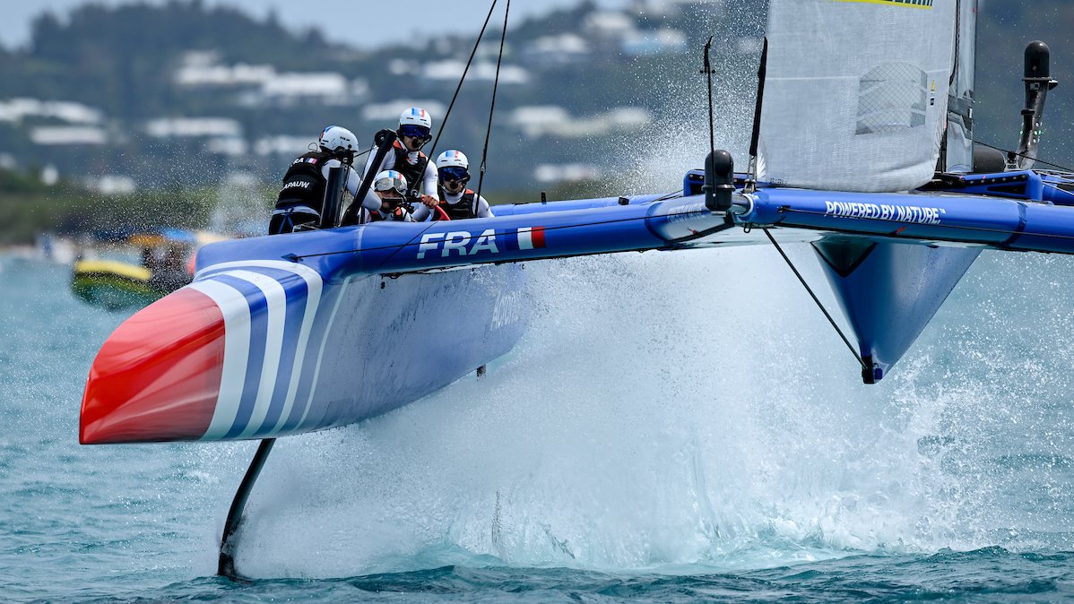 SailGP commentators on Delapierre’s ‘reckless’ Black Flag and ‘slippery’ Slingsby’s winning tactics