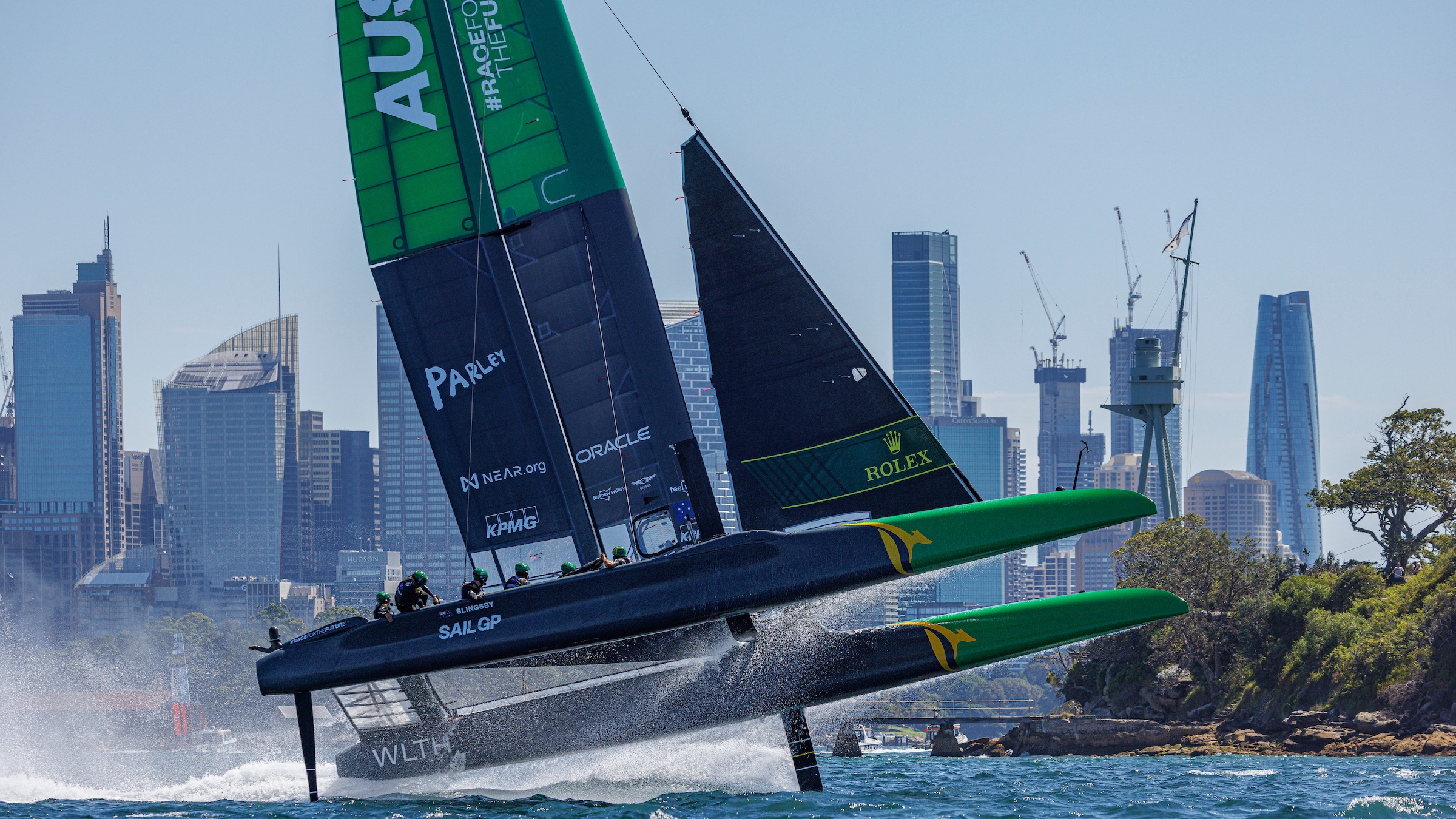 Season 3 // Australia Sail Grand Prix // Australia F50 bucks out of water