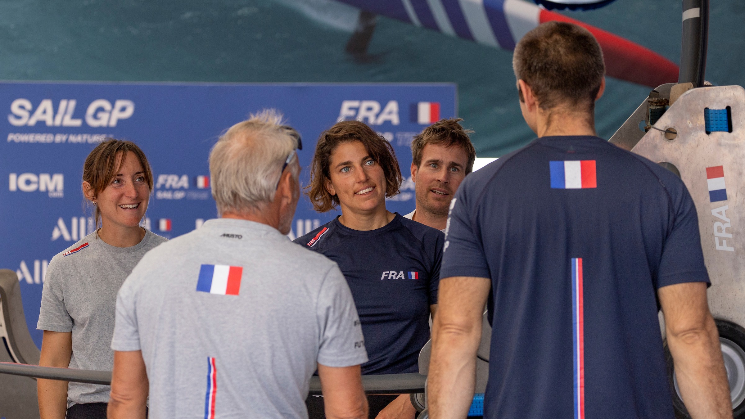 Season 3 // France SailGP Team // Maelle Frascari in France tech base 