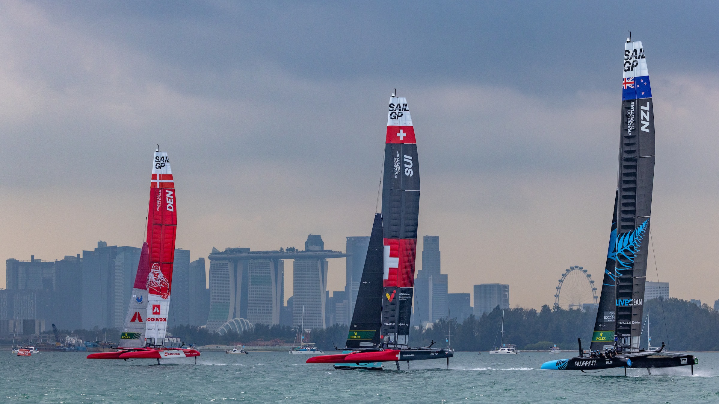 Season 3 // Singapore Sail Grand Prix // Switzerland with New Zealand and Denmark