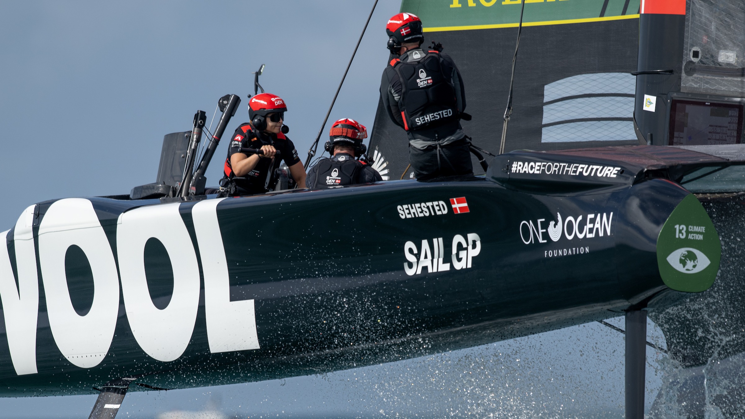 Season 4 // ROCKWOOL DEN foiling on the second day of racing in Cadiz