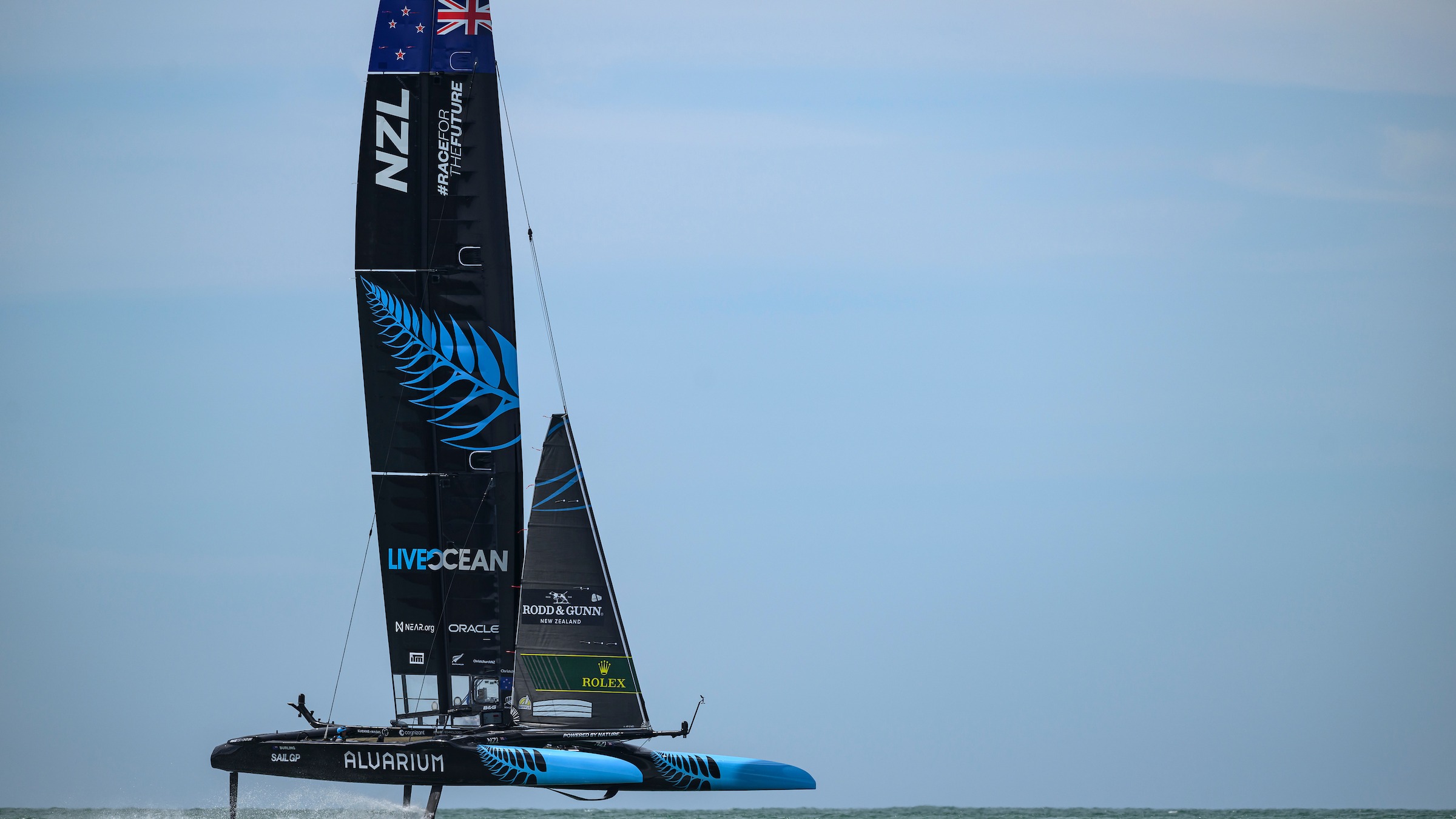 Amokura hits New Zealand waters for the first time SailGP