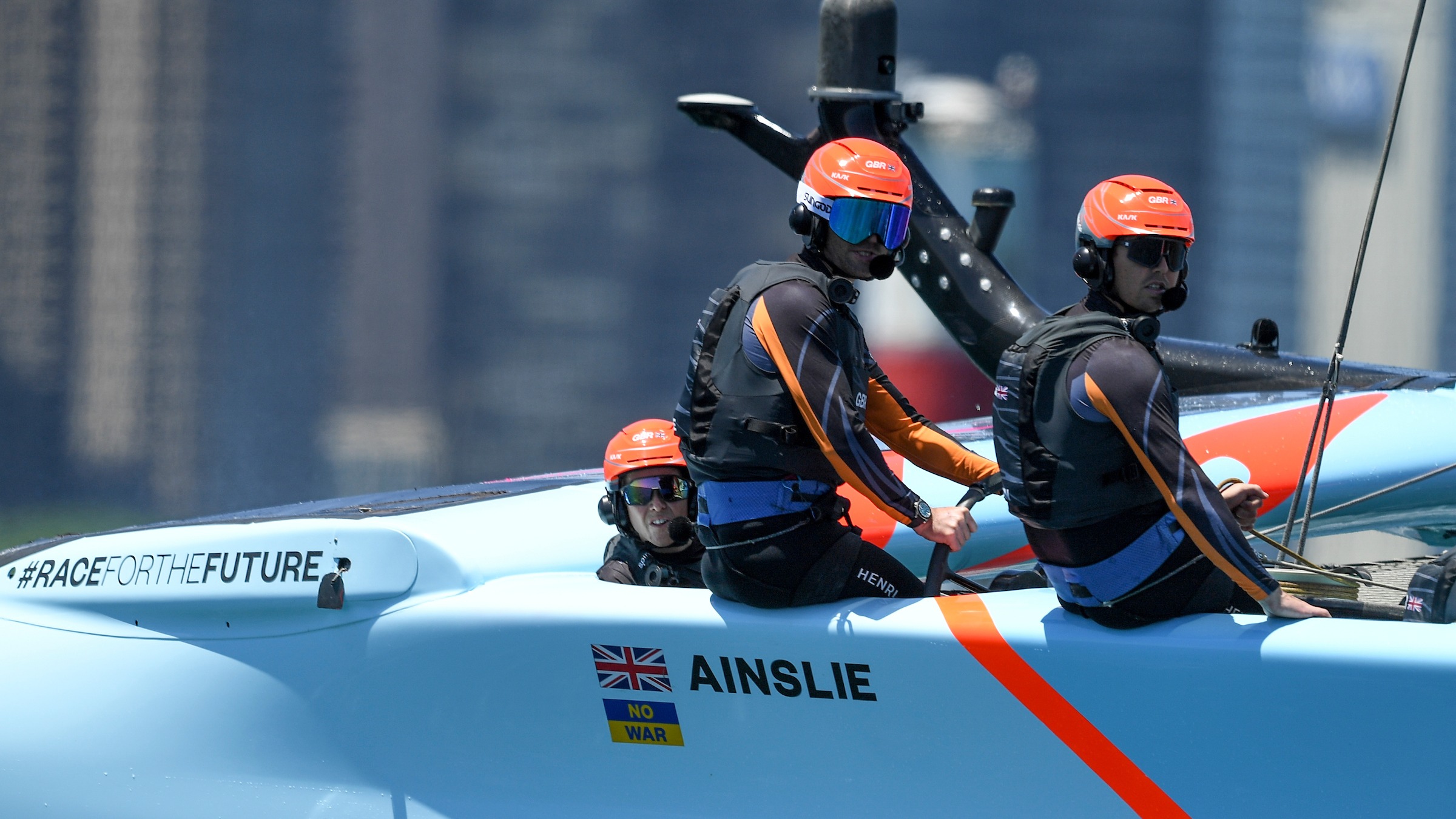 Season 3 // United States Sail Grand Prix Chicago // Ben Ainslie driving