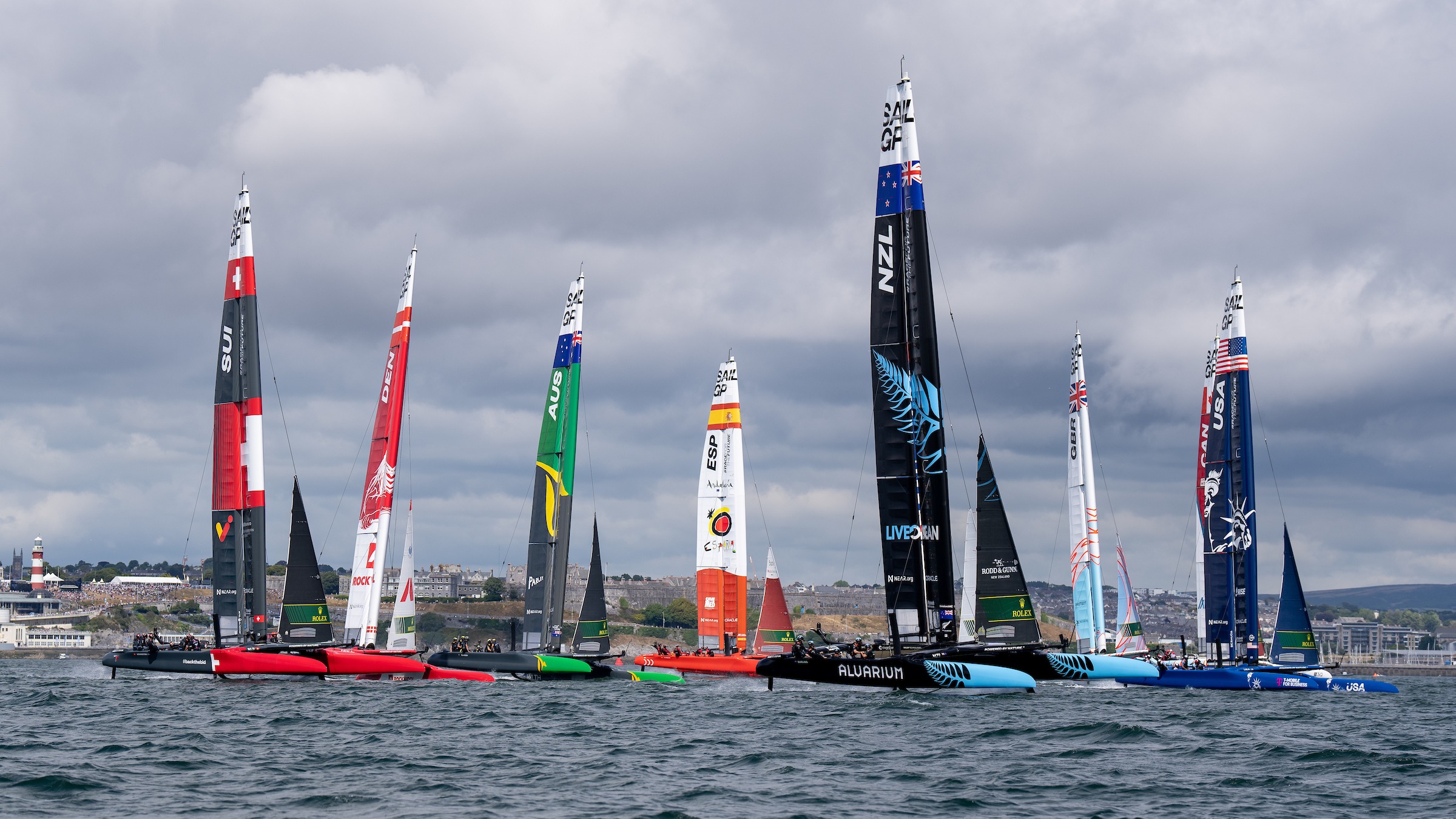 Season 3// Great Britain Sail Grand Prix // New Zealand leads the fleet 