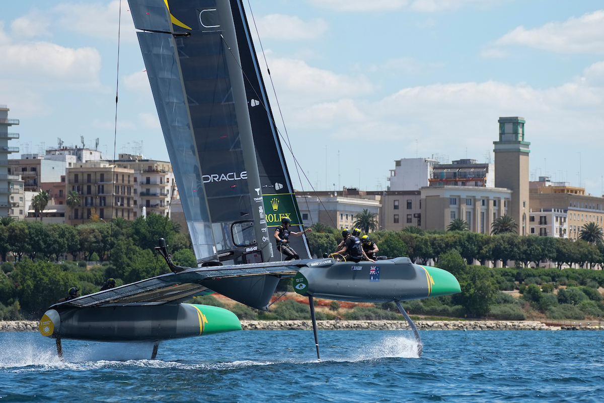 Australian SailGP Team suffer damage to rudder in drama filled first ...