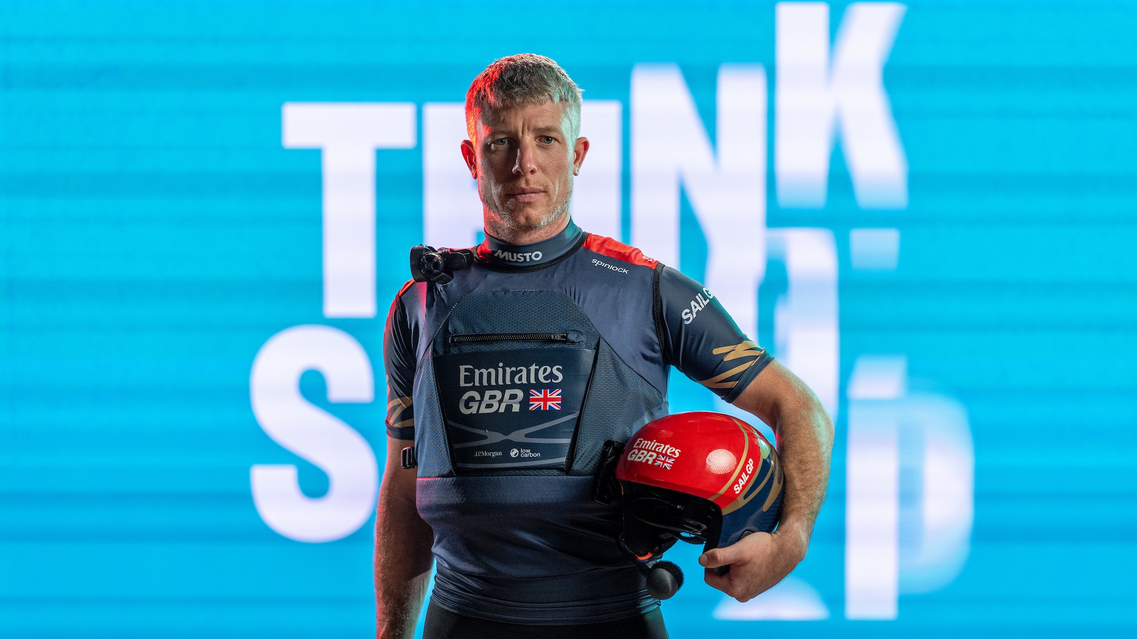 2026 Season // Portrait of Emirates GBR wing trimer Stu Bithell