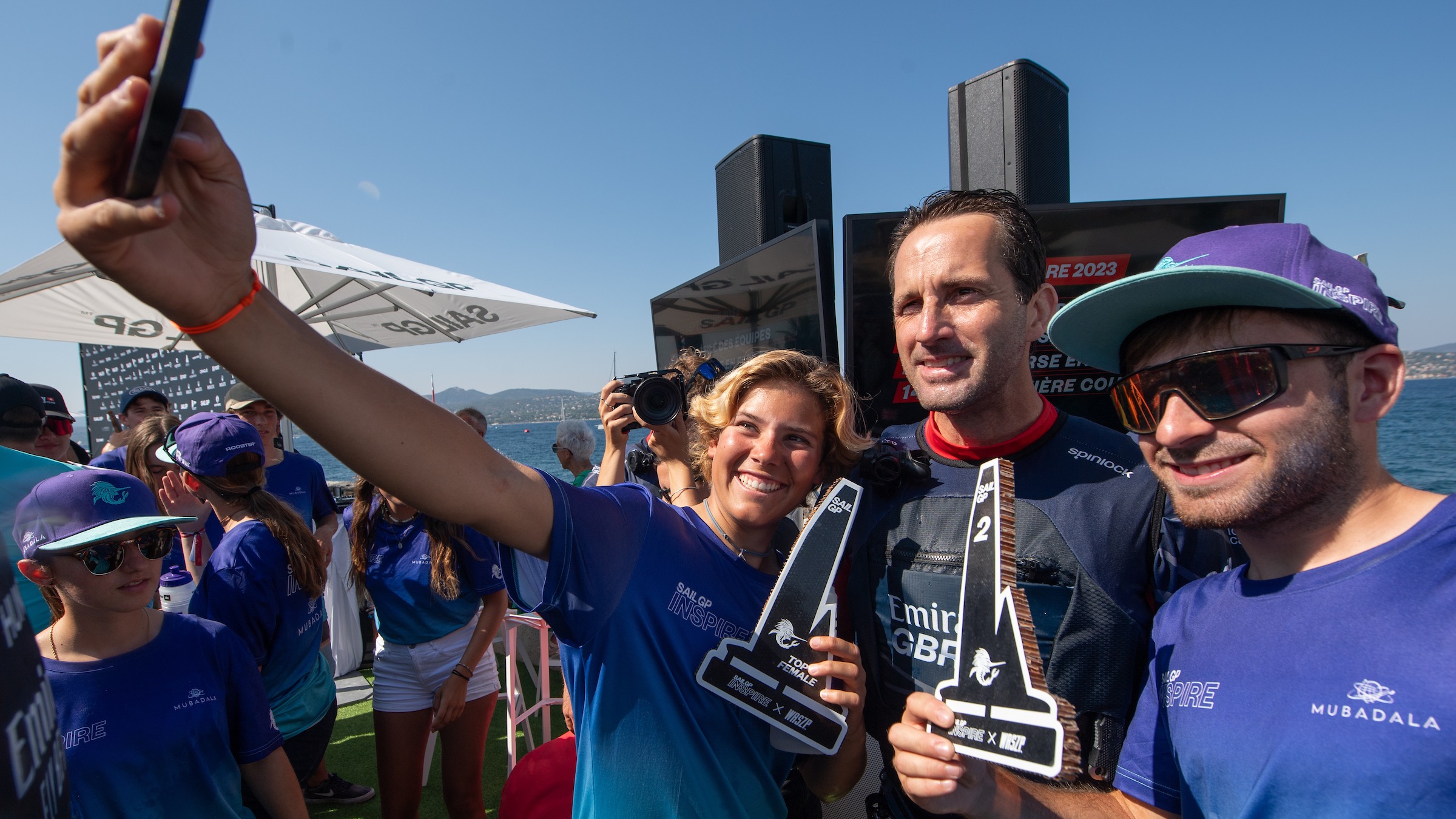 Season 4 // Saint-Tropez WASZP winners with Ben Ainslie 