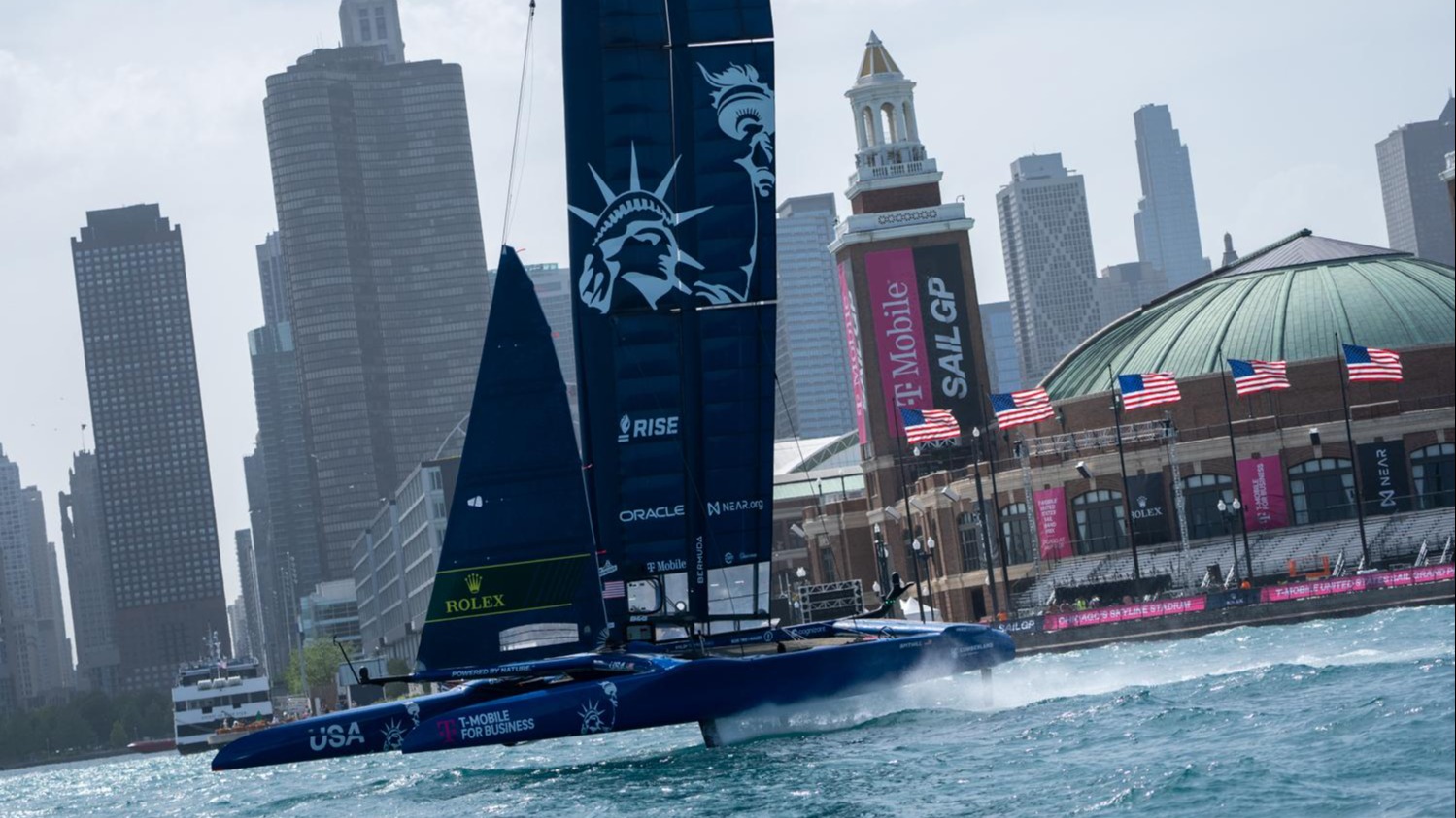 U.S. SailGP Team first to take flight on ‘Chicago’s Skyline Stadium