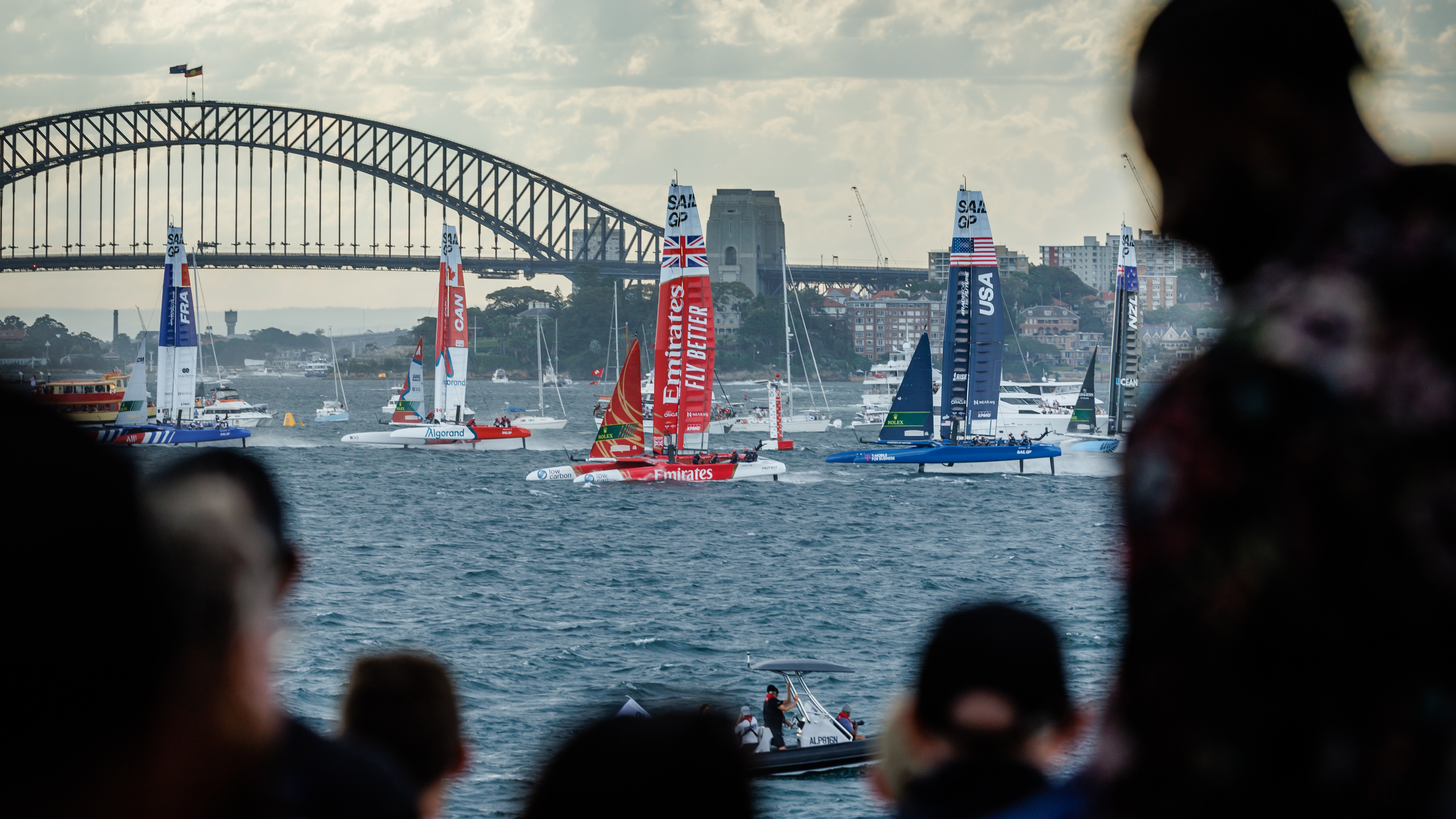 Season 3 // Spectator view of Sydney racecourse at Season 3 Australia Sail Grand Prix 