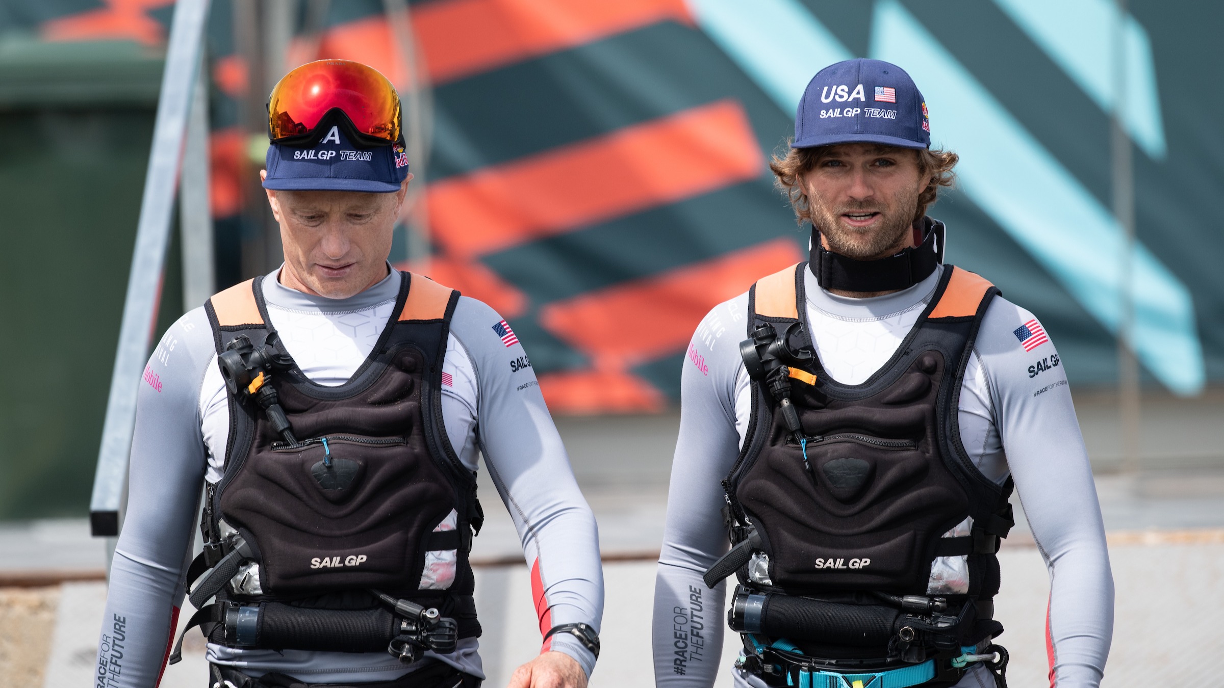 Season 4 // U.S. driver Jimmy Spithill and U.S. flight controller Hans Henken in Saint Tropez