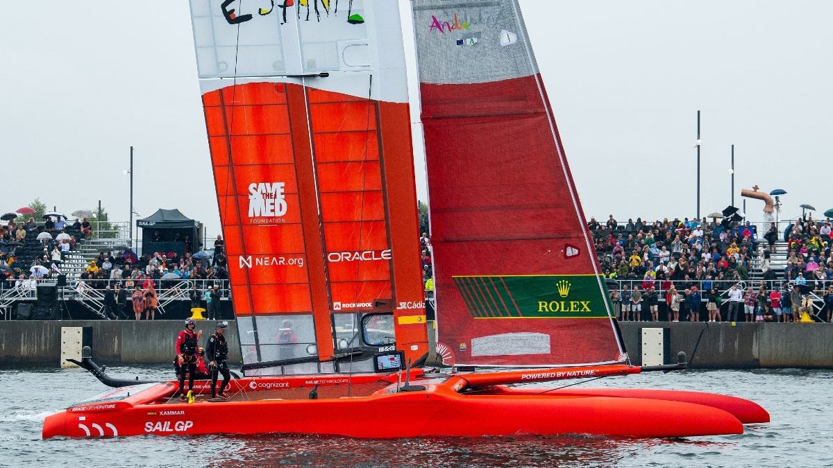 Season 3 // ROCKWOOL Denmark Sail Grand Prix // Spain F50 on race day one