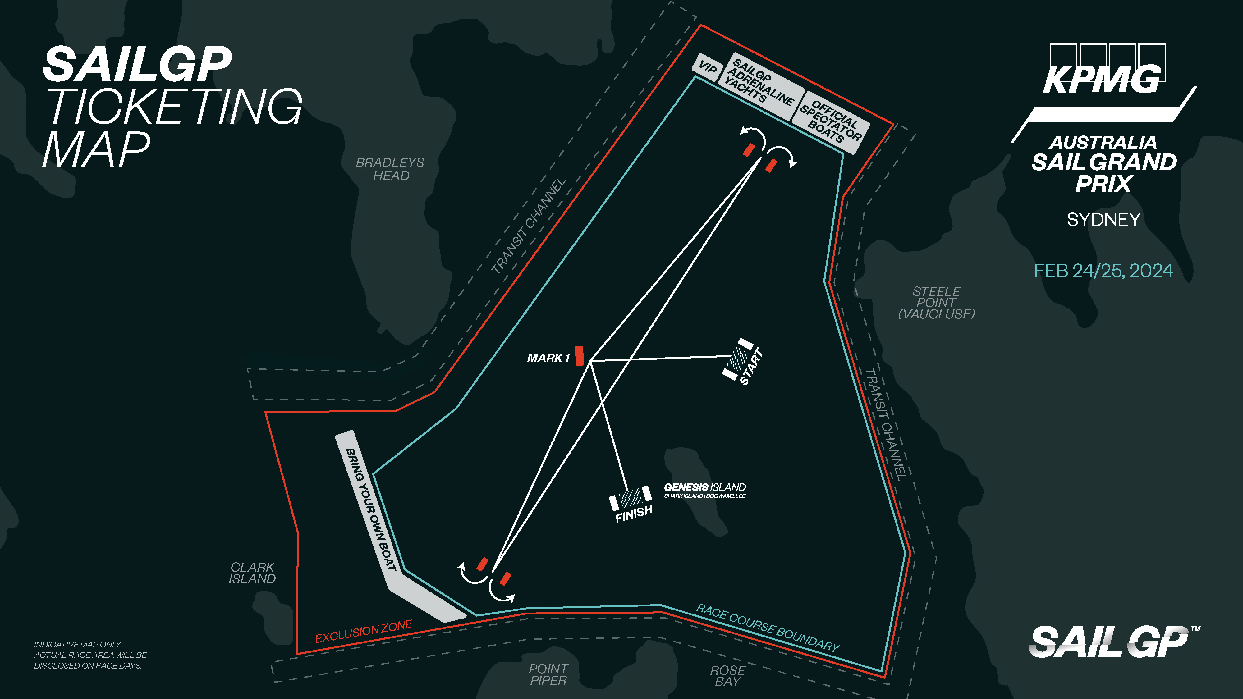 Australia Sail Grand Prix | Sydney | Season 4 | Event Page | Overview + Live Coverage/Full Recap - Tab Container - Maps - Custom Text Container 1 - Ticketing Map