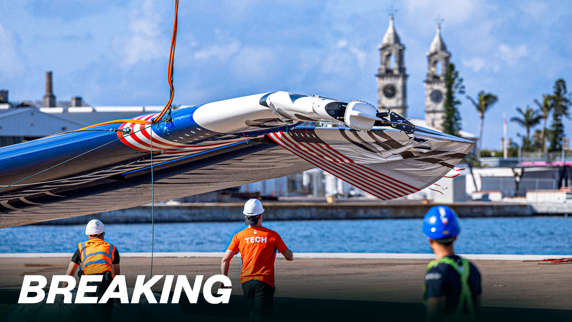 CONFIRMED USA out of Bermuda due to F50 capsize damage SailGP