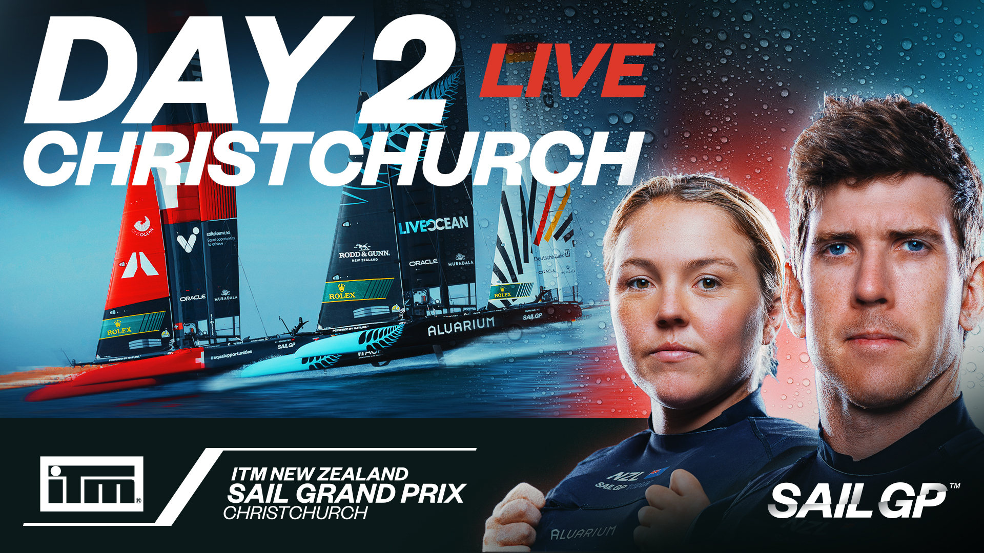 WATCH New Zealand SailGP Day 2 racing from Christchurch SailGP