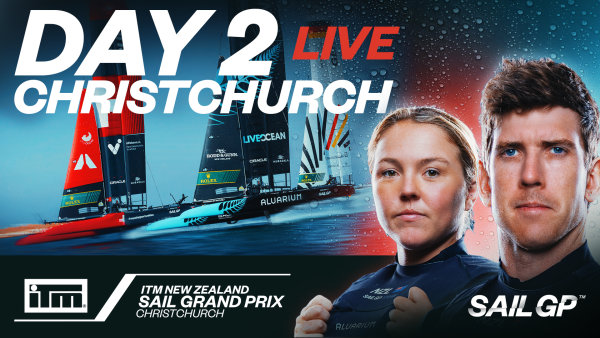 WATCH: New Zealand SailGP - Stream Day 2 racing live from Christchurch