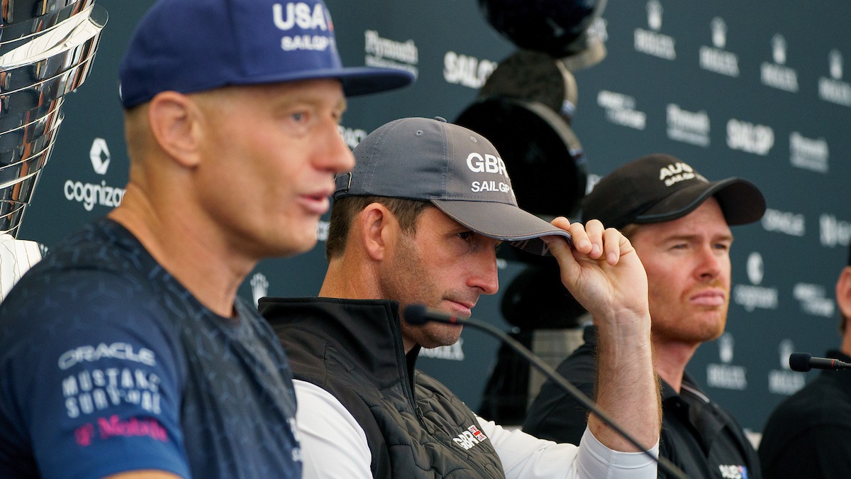 Great Britain Sail Grand Prix | Plymouth | Season 3 | Jimmy Spithill | Press Conference