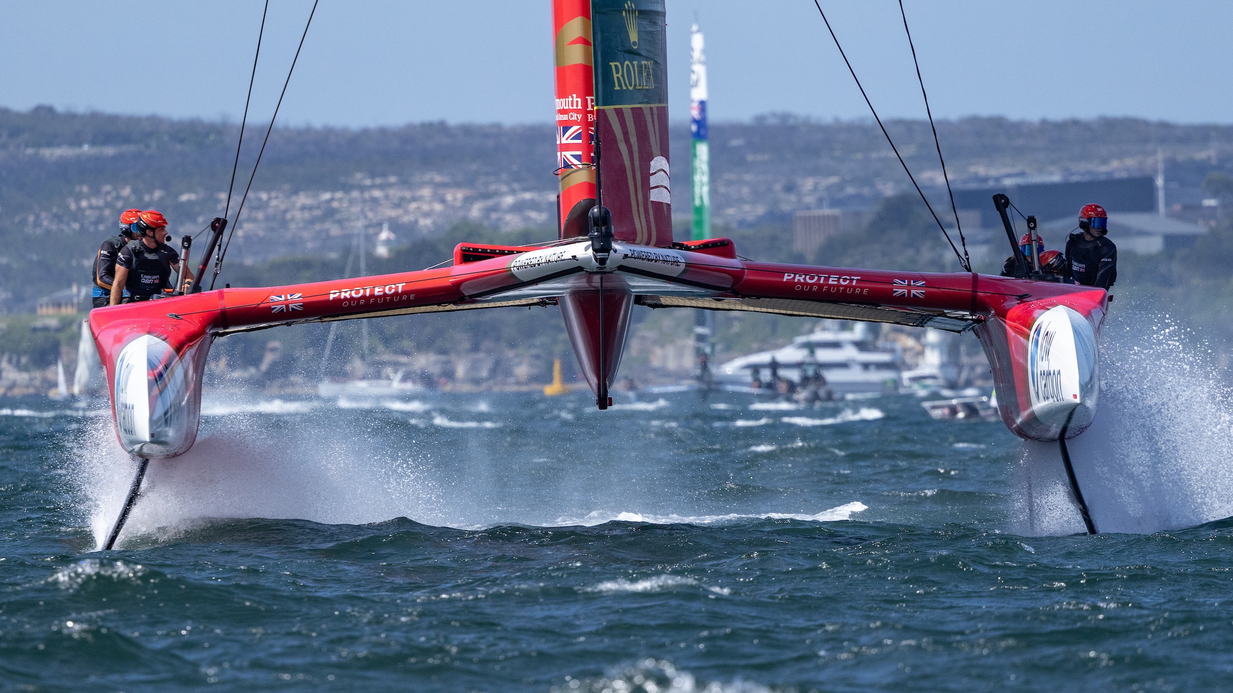 Season 3 // Australia Sail Grand Prix // Great Britain on first day of Sydney