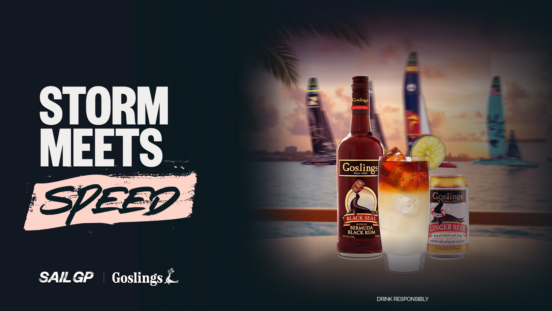 Goslings pours Bermudian flavor into SailGP in new multi-season partnership