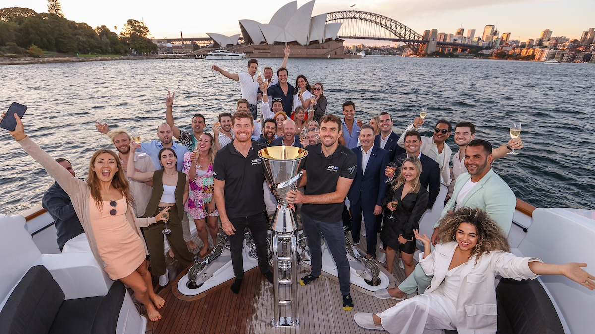The Australia SailGP Team celebrated a win on home waters in Season 2