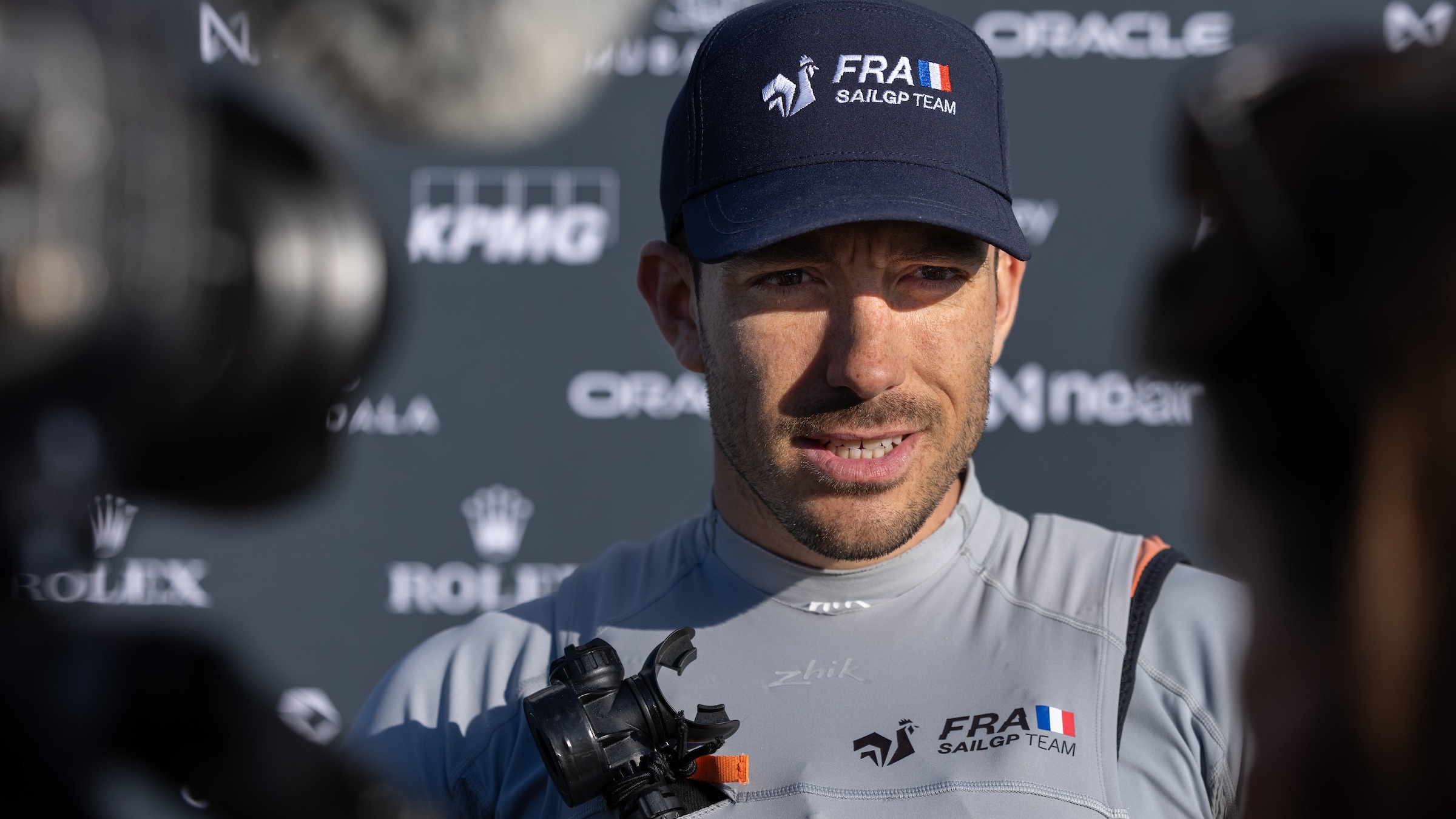 Season 4 // France driver Quentin Delapierre in San Francisco Mixed Zone 