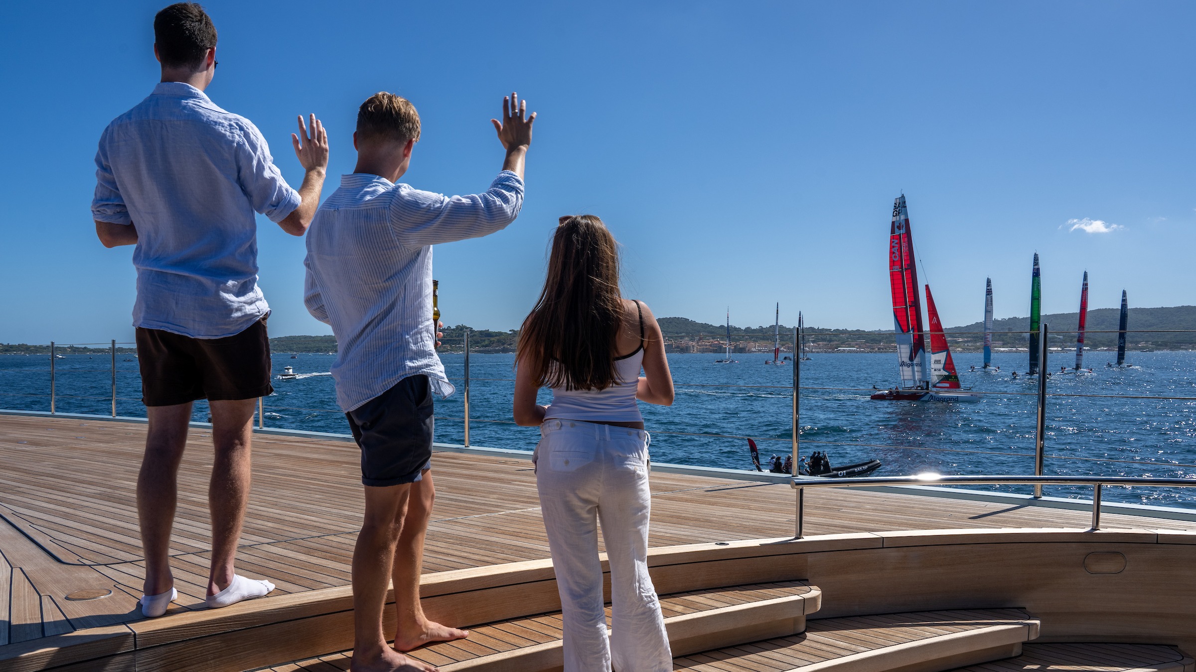 Season 3 // BWA Superyacht Program // Spectators on board superyacht 