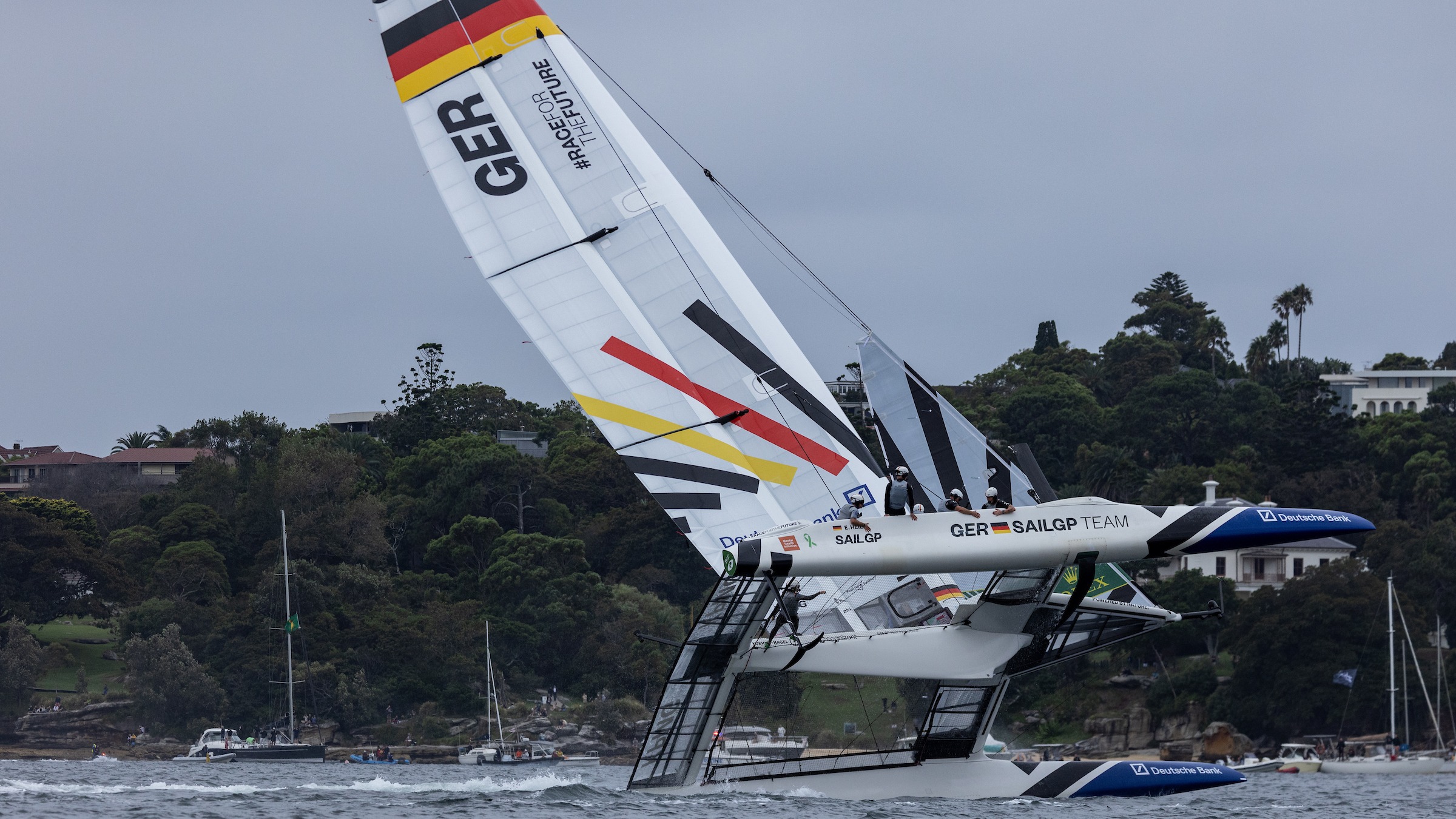 Season 4 // Germany near capsize in Race 2, Day 1 of Sydney