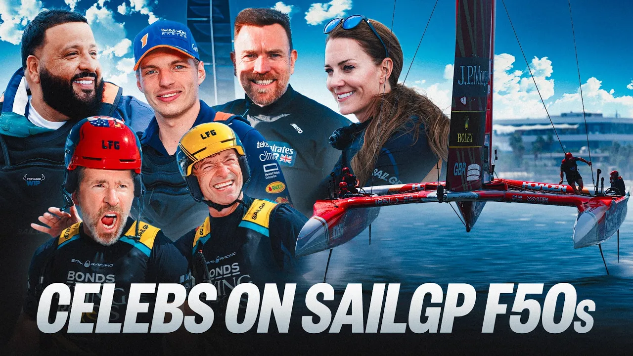 WATCH: F1 champions, Hollywood stars and royalty on board the F50