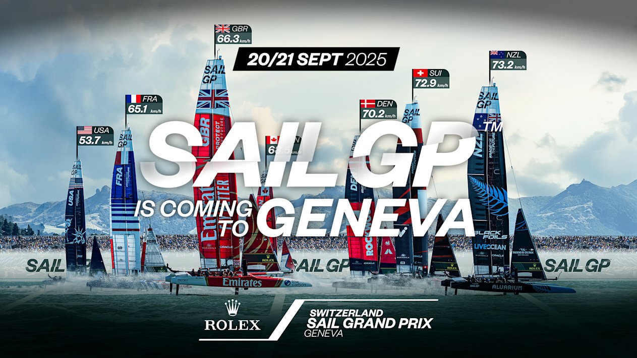 Geneva to host Switzerland's first ever Sail Grand Prix in 2025 SailGP